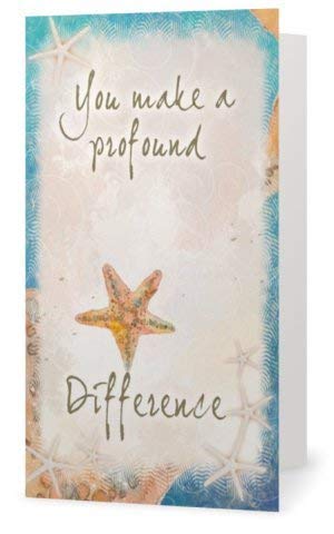 Smiling Wisdom - Starfish Story Appreciation Gift Set with Keepsake Card & Ornate Swirl Keychain - Inspirational Teacher/Coach Gift - Perfect for Graduation, Retirement & Thank You Gifts