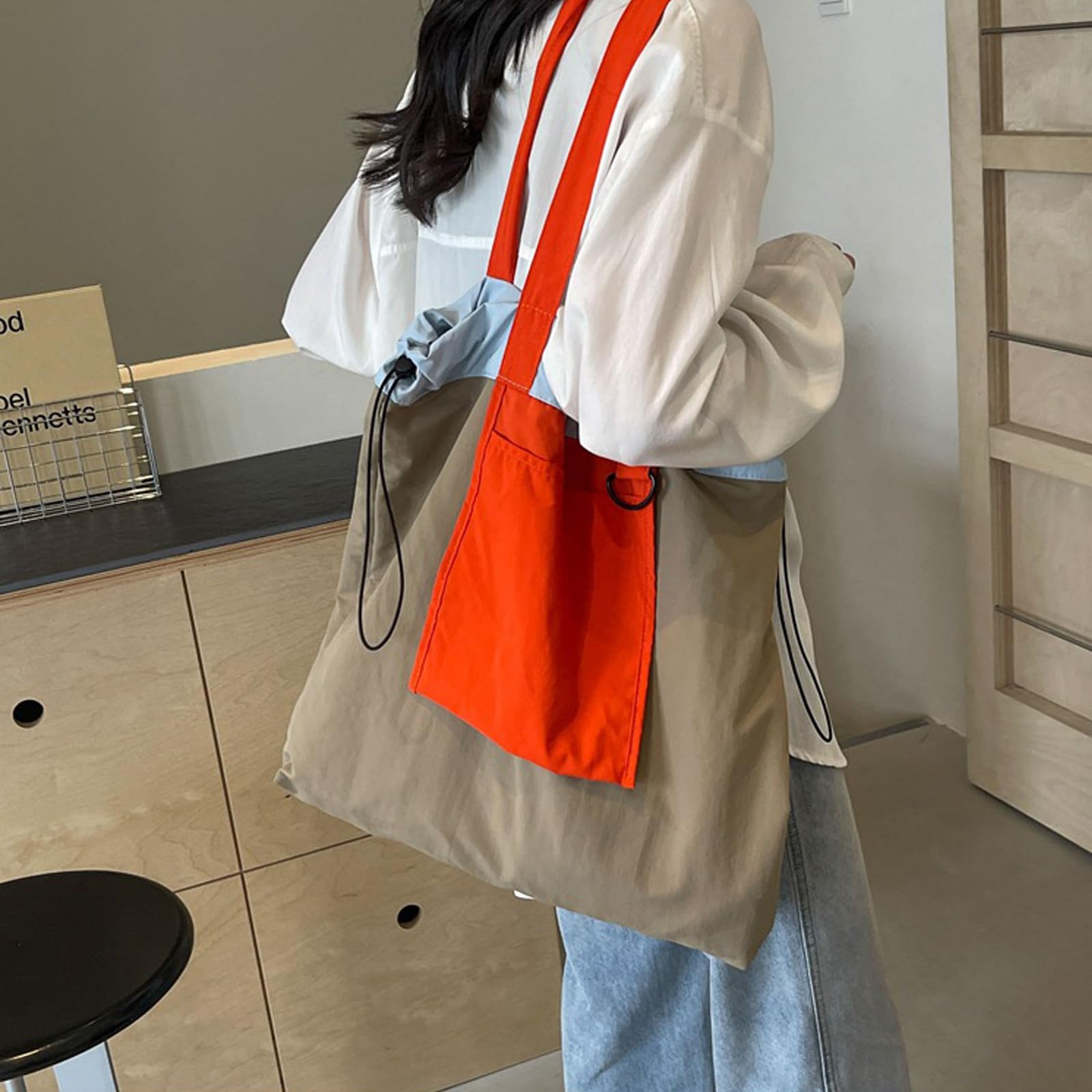 Stylish Lightweight Travel Tote Bags for Women - Large Reusable Grocery & Beach Shoulder Bag - Perfect for Shopping, Travel & Daily Use