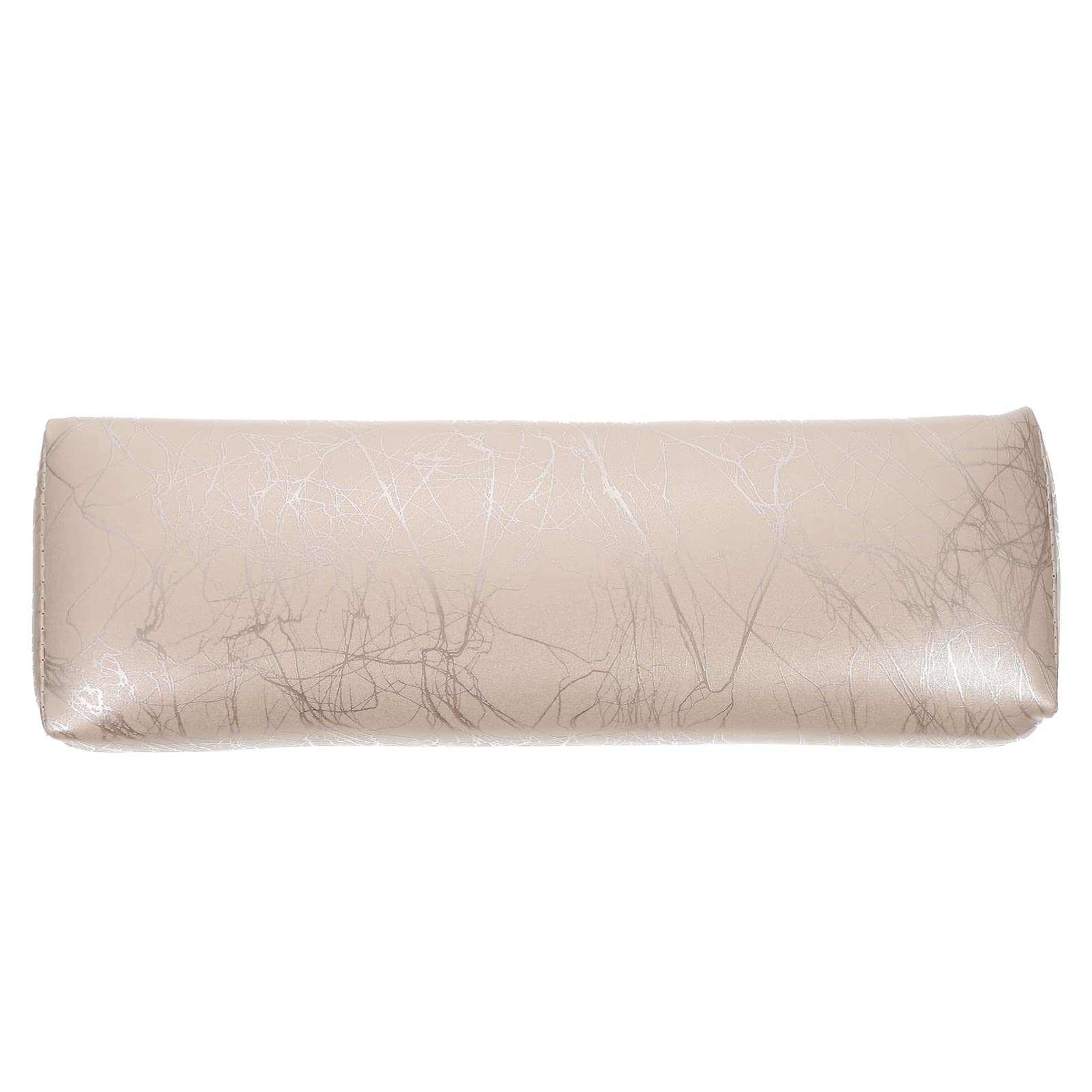 Beaupretty PU Leather Salon Nail Hand Rest Cushion - Soft Wrist Arm Support Pillow for Manicure & Nail Art | Comfortable Nail Technician Tool with Sponge Padding (Silver) | Perfect for Nail Salons, Home Manicures & Professional Nail Artists