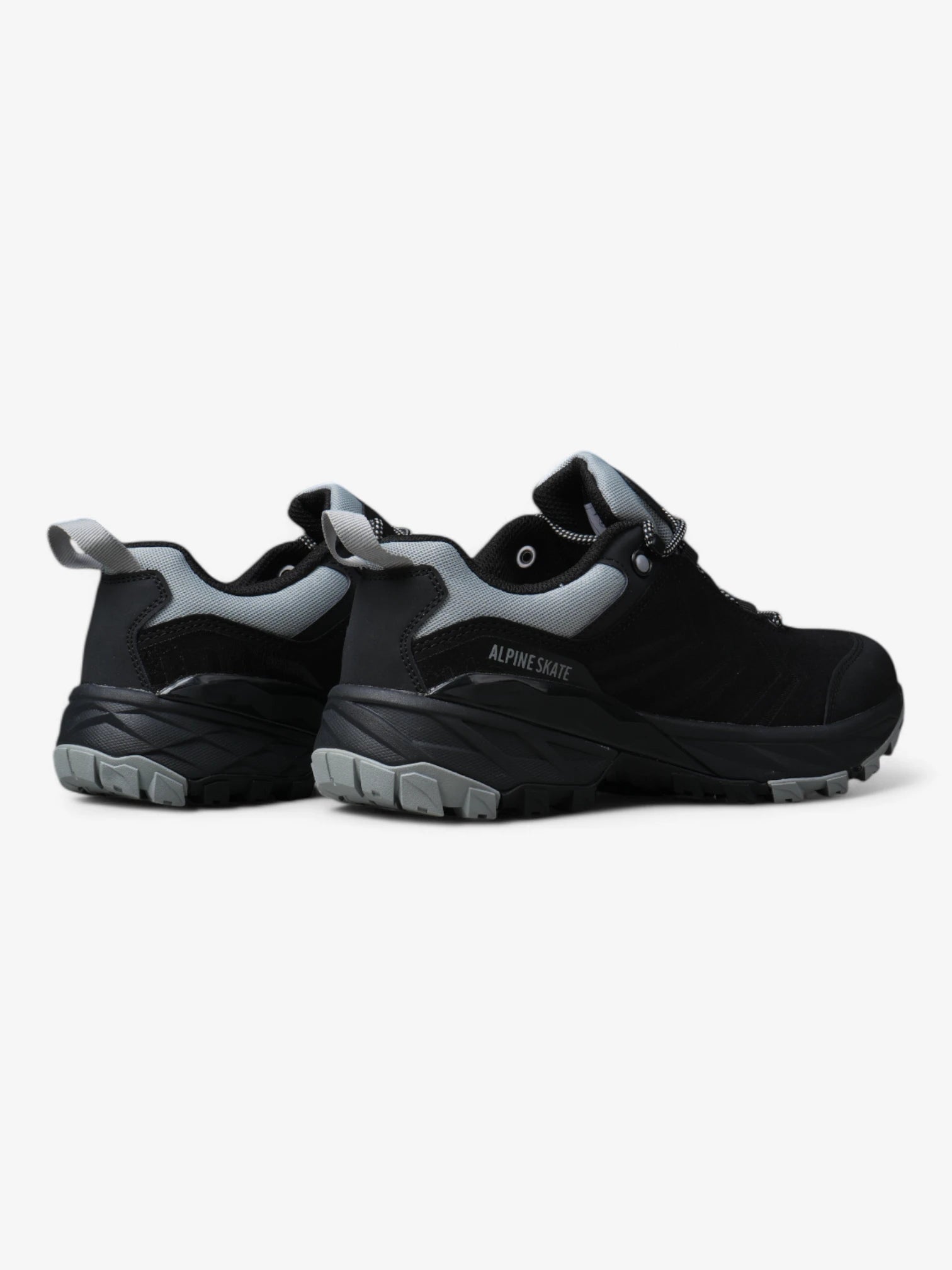 **Ajanta Alpine Skate Shoes for Men & Women - Black & Grey Sneakers for Skateboarding, Casual Wear & Street Style**
