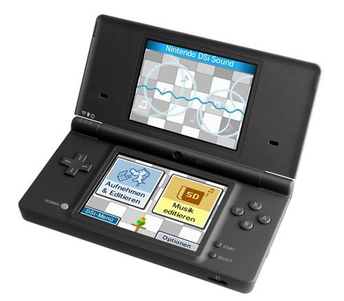 Refurbished Nintendo DSi Black Handheld Gaming Console - Portable Retro Game System for Kids & Adults - Perfect for Travel, Commuting & Home Entertainment