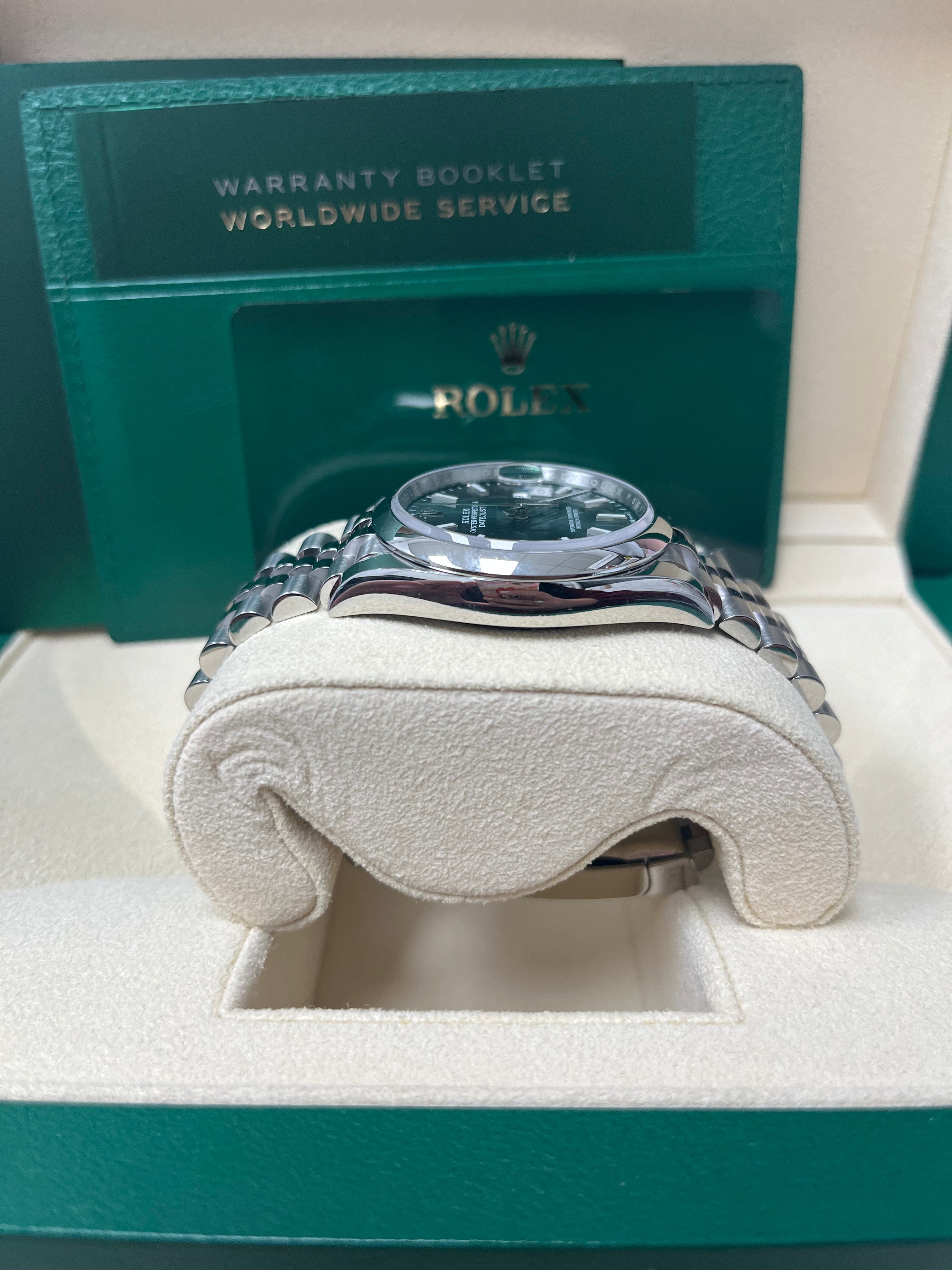 Rolex Datejust 36 Watch - Domed Bezel, Mint Green Index Dial, Jubilee Bracelet (Model 126200) | Luxury Timepiece for Men, Perfect for Business, Formal & Special Occasions