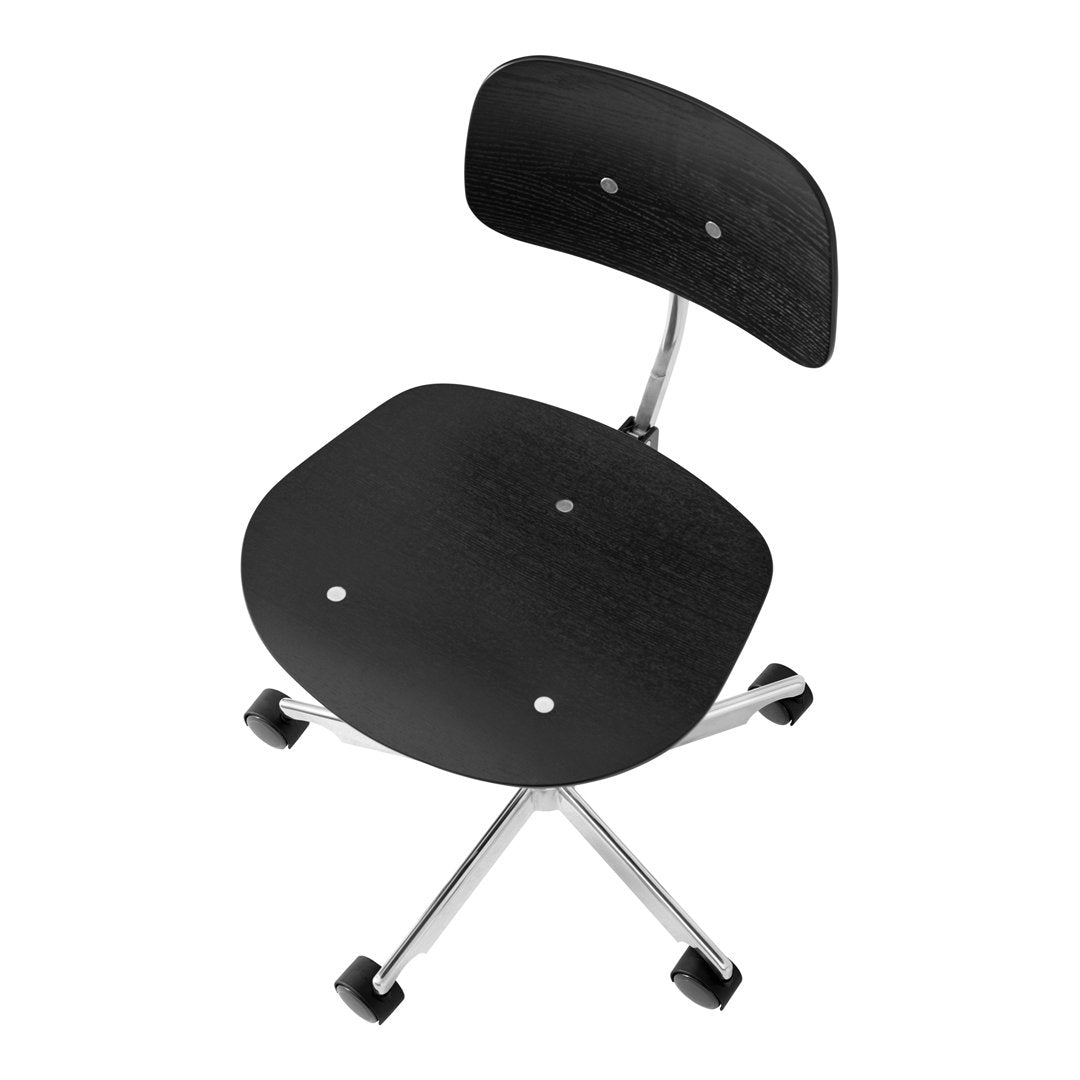 Jorgen Rasmussen Kevi 2543 Ergonomic Office Chair with Gas Lift - Adjustable Height, Swivel & Tilt Function - Perfect for Home Office, Gaming & Workspace