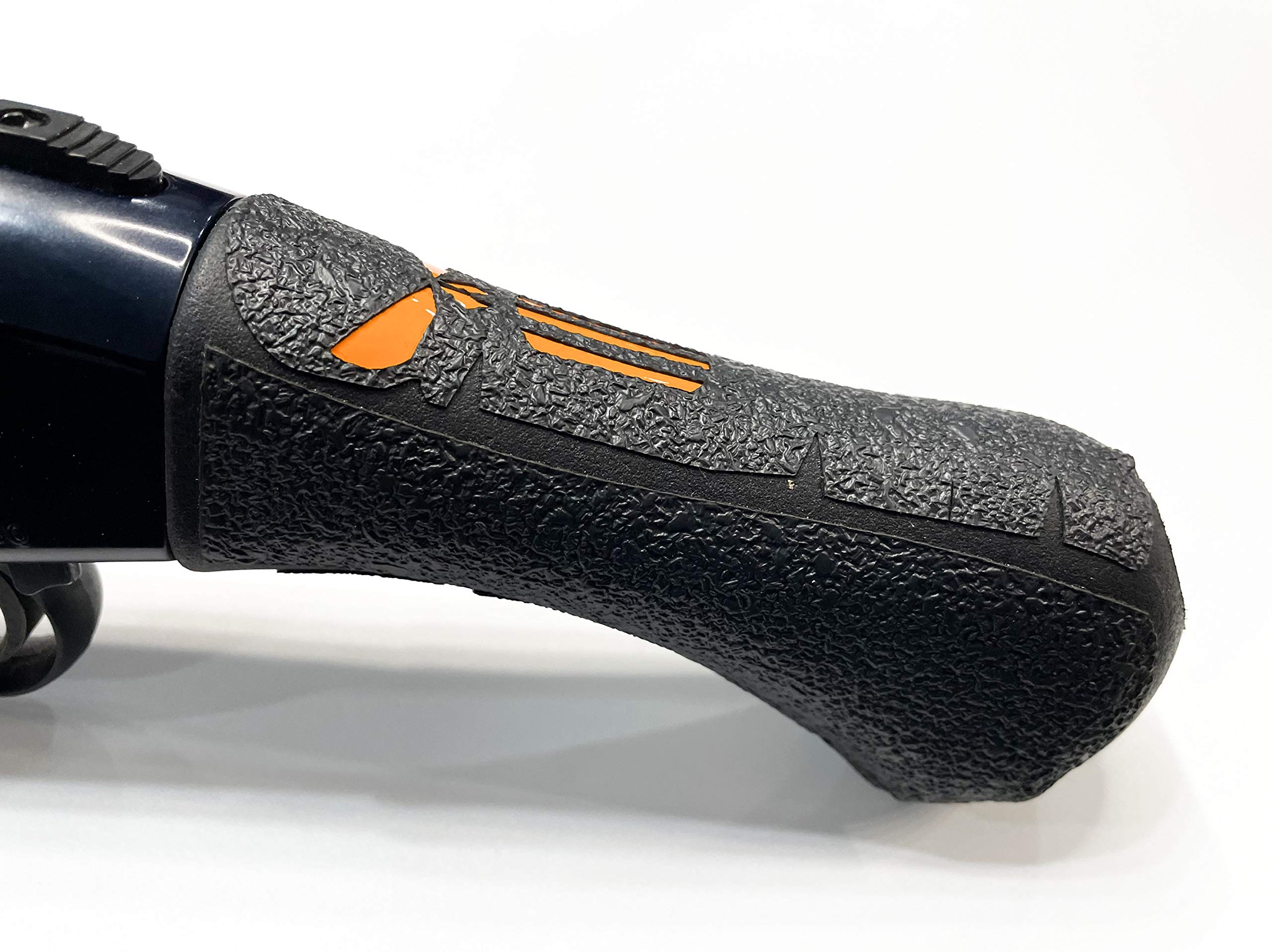 Shockwave Skull Grip Tape Enhancement with Orange Insert - Non-Slip Handleitgrips for Firearms, Tactical Gear & Outdoor Activities