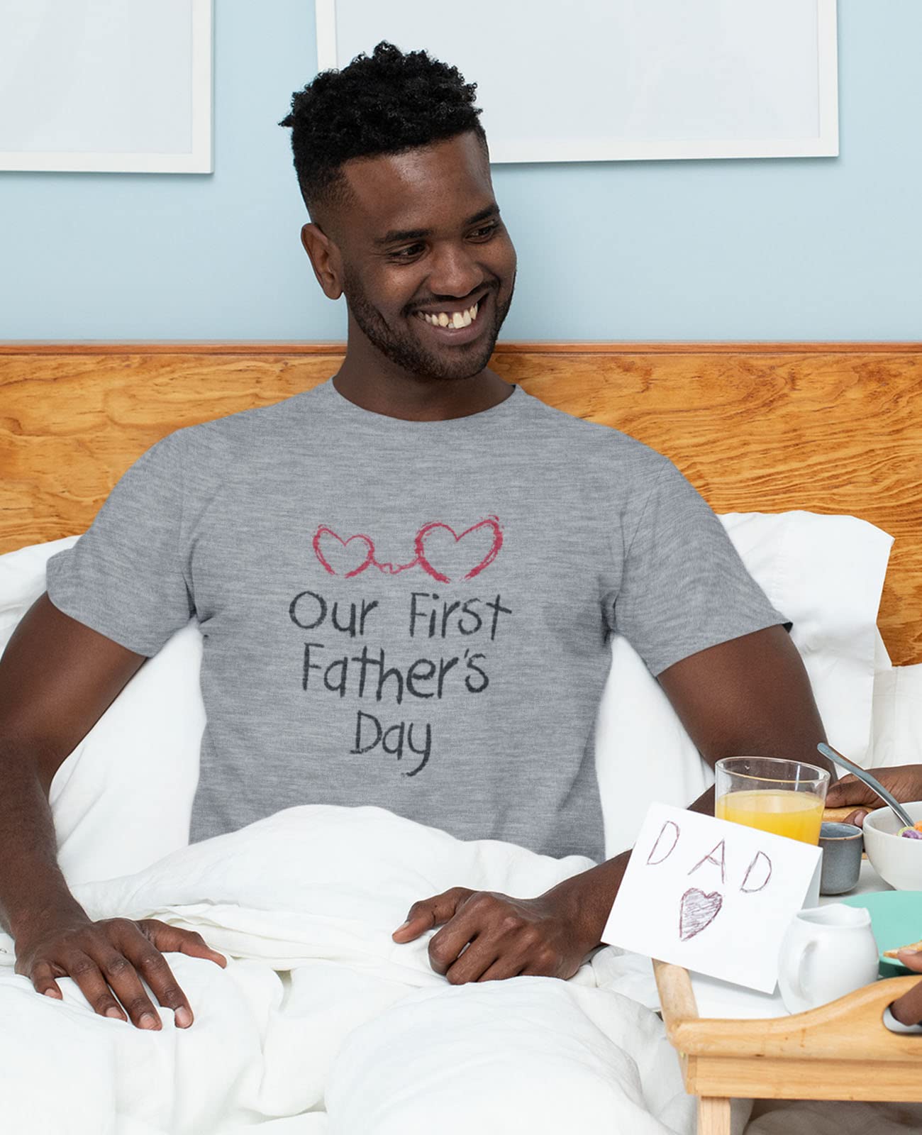 Best First Father's Day Shirt Gifts for Dad - Cute Baby Boy & Girl Daddy T-Shirts for Men | Perfect for New Dads, Father's Day Celebrations & Family Photos