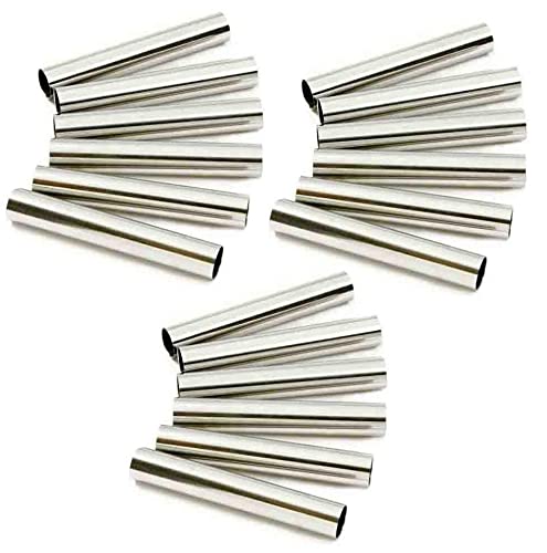 6pc Mini Cannoli Stainless Steel Baking Forms Set for Dessert Making
