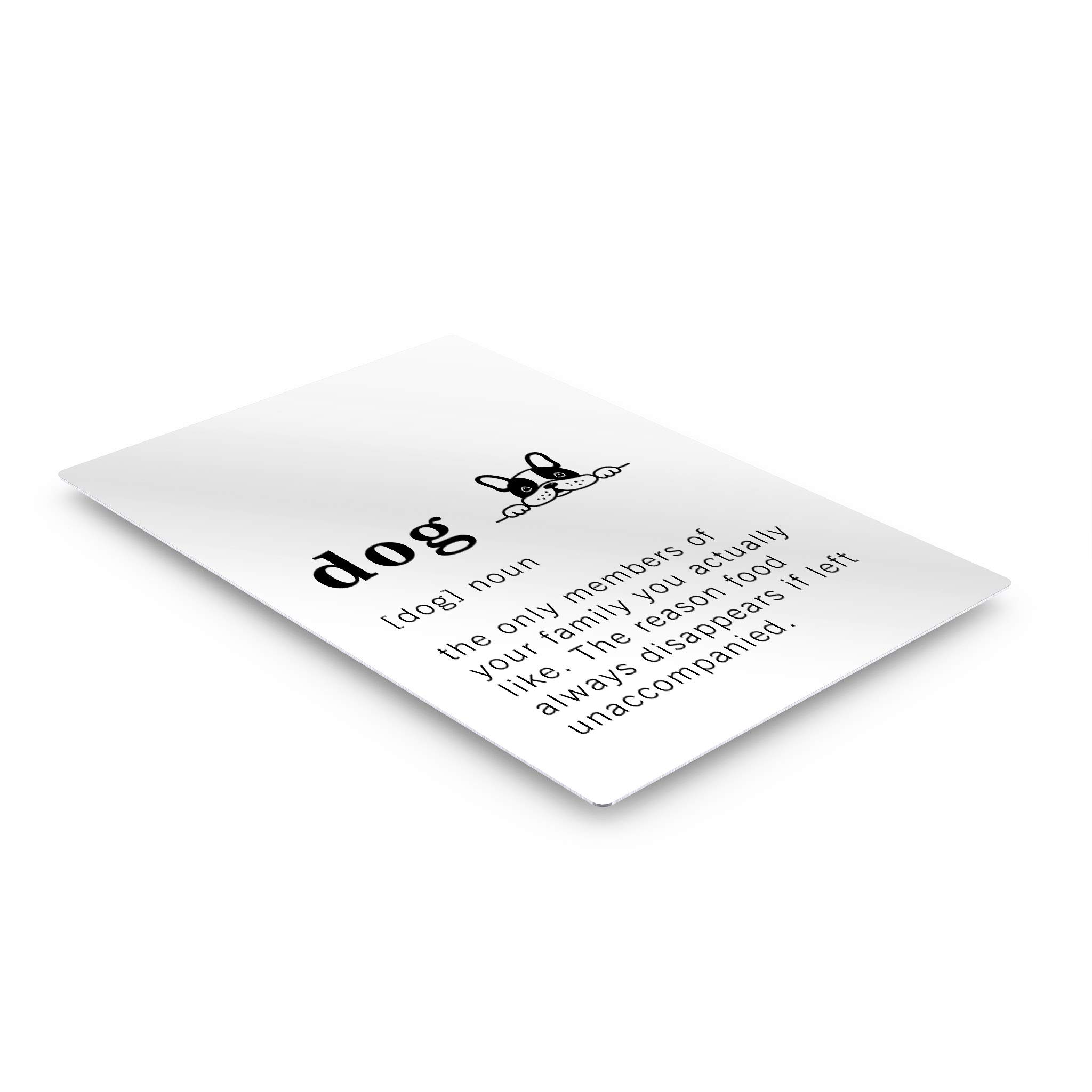Funny Dog Definition Metal Print - Inspirational Quote Wall Art for Office, Living Room, Bedroom & Bathroom Decor | 40x30 Inches Ready to Hang | Made in USA | Perfect Gift for Dog Lovers & Home Decoration