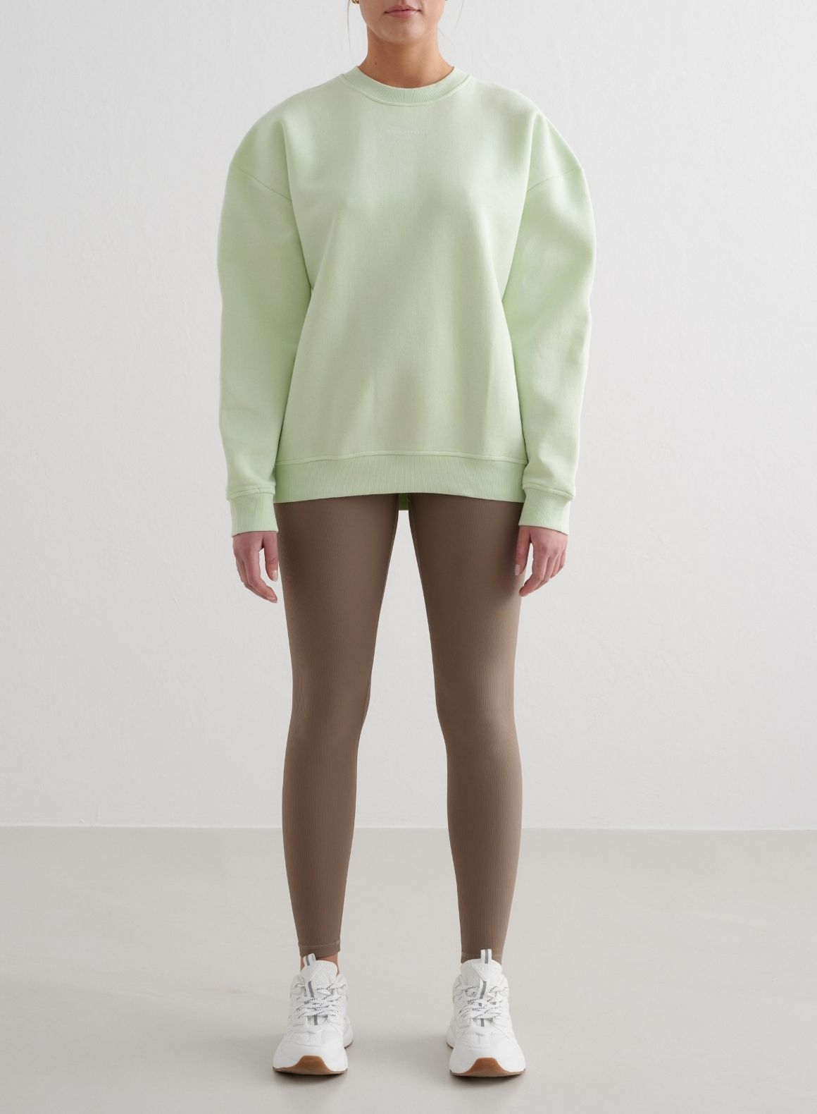 Spearmint Apparel Women's Soft Cotton Pullover Sweatshirt | Casual Loungewear & Streetwear Fashion | Perfect for Relaxing at Home or Weekend Outings