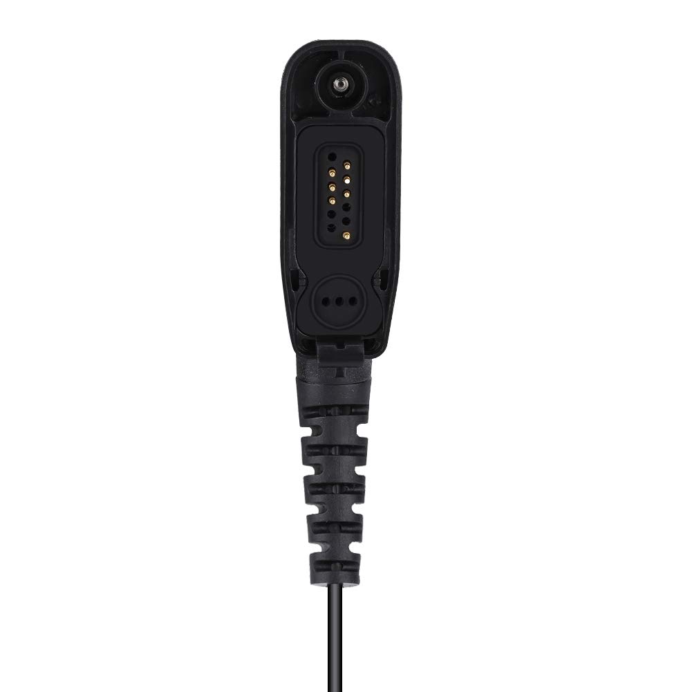 Professional 2-Pin Air Tube Surveillance Earpiece with 0.9M Kevlar-Reinforced Cable - Clear Audio Monitoring Headset for Security, Law Enforcement & Event Staff - Ideal for Covert Operations, Crowd Control & Discreet Communication