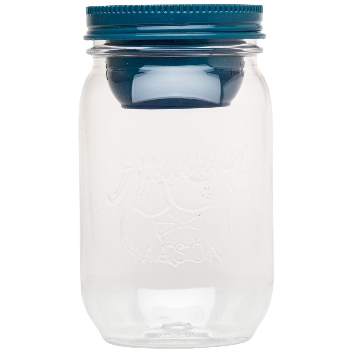 Aladdin Classic Mason Salad Jar with Sauce Holder 34oz (946mL) - Perfect for Meal Prep, Office Lunches & Healthy Eating - BPA-Free Leakproof Glass Container