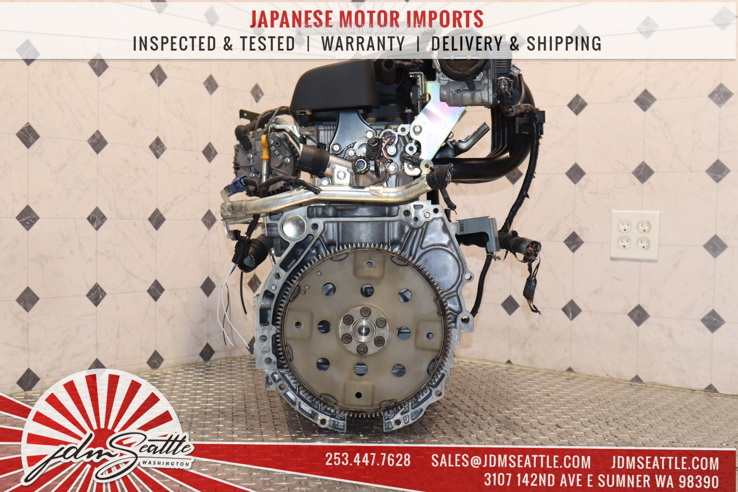 JDM QR25DE 2.5L DOHC Engine for 2002-2006 Nissan Altima & Sentra - High Performance Replacement Motor - Perfect for Engine Swap & Car Restoration Projects