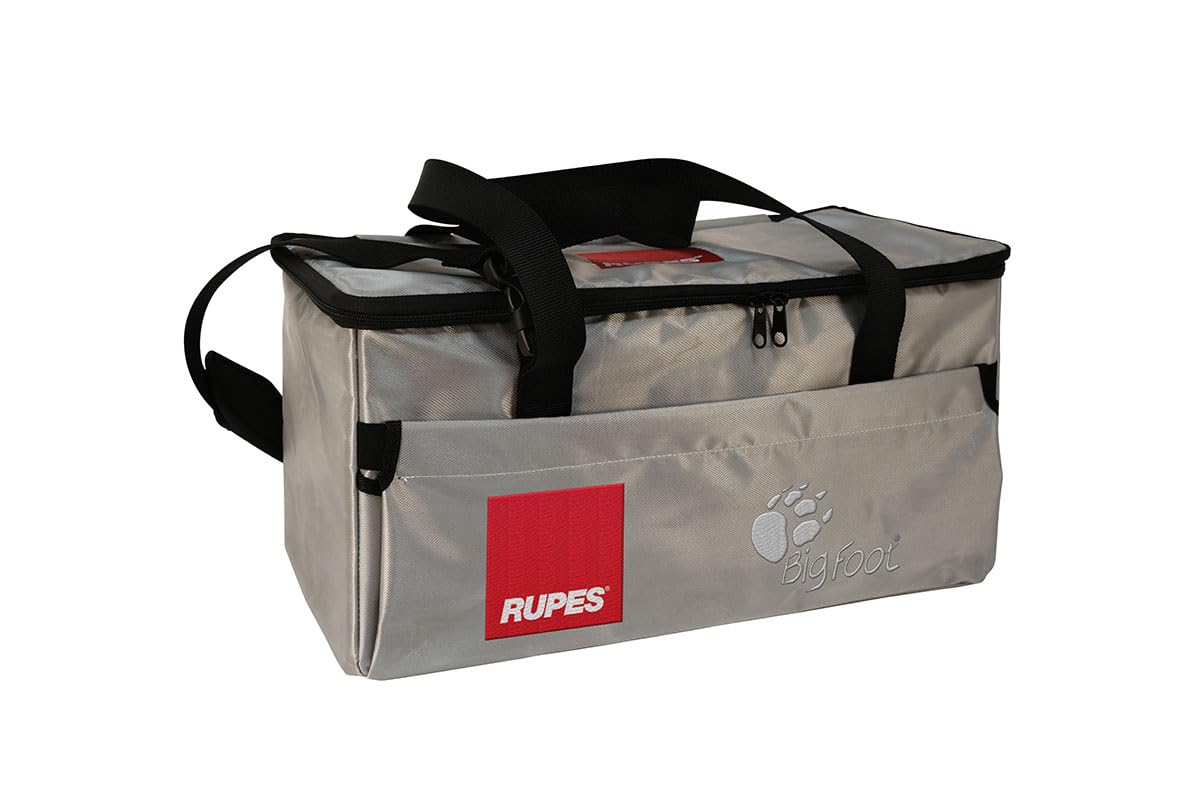 RUPES Big Foot Polisher Bag - Professional Car Detailing Kit for Paint Correction & Buffing - Perfect for Auto Shops, DIY Enthusiasts & Mobile Detailing Services
