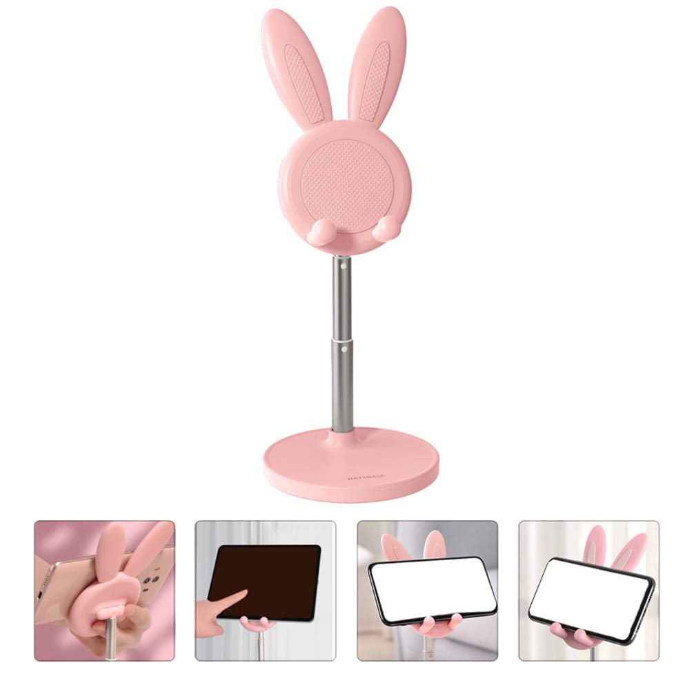UKCOCO Adjustable Phone Stand & Tablet Holder - Universal Desktop Organizer for iPhone, Samsung, iPad - Perfect for Work, Study, Video Calls and Bedside Use