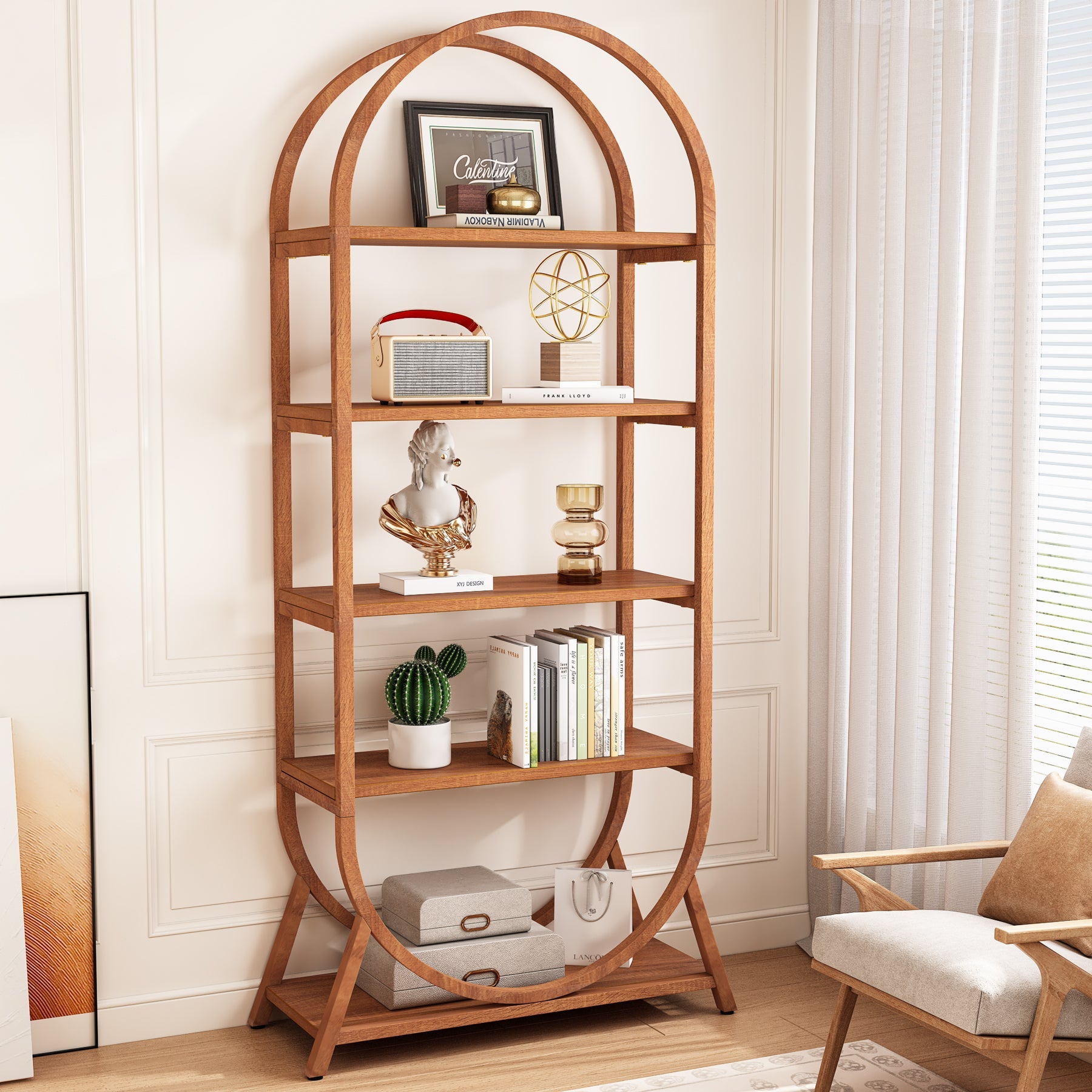 5 Tier Bookshelf - 70.8