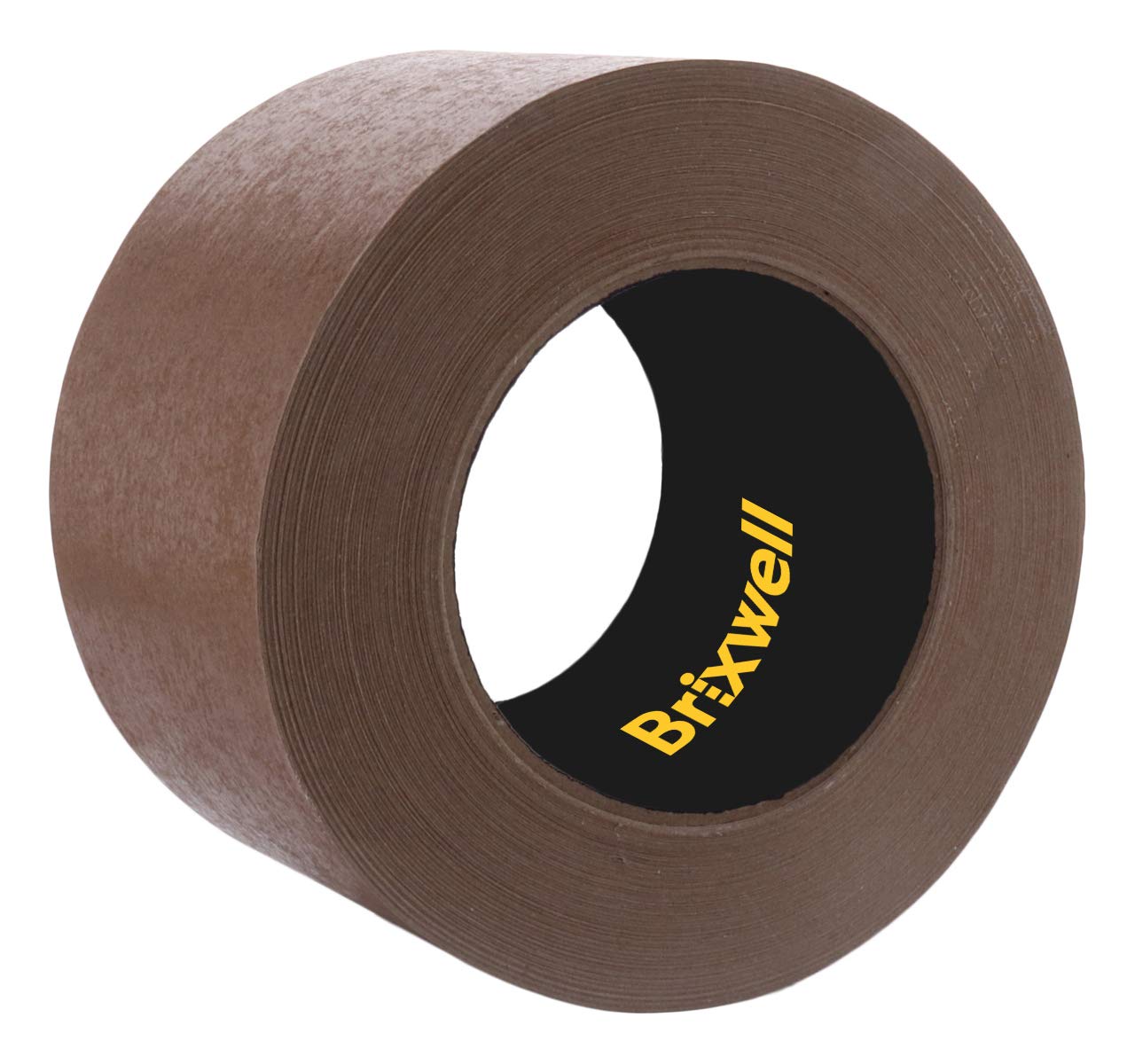 Brixwell 48 Rolls - 3 Inch x 60 Yard Brown Kraft Paper Packing Tape, Strong Adhesive, Eco-Friendly, Made in USA - Perfect for Shipping Boxes, Moving, Storage & Packaging Supplies
