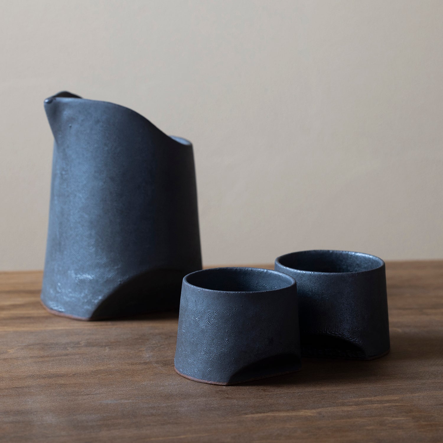Marumi Yasuda Kawara Tsuki Ceramic Sake Cup - Traditional Japanese Guinomi for Sake, Whiskey & Tea - Perfect for Home, Restaurants & Gifts
