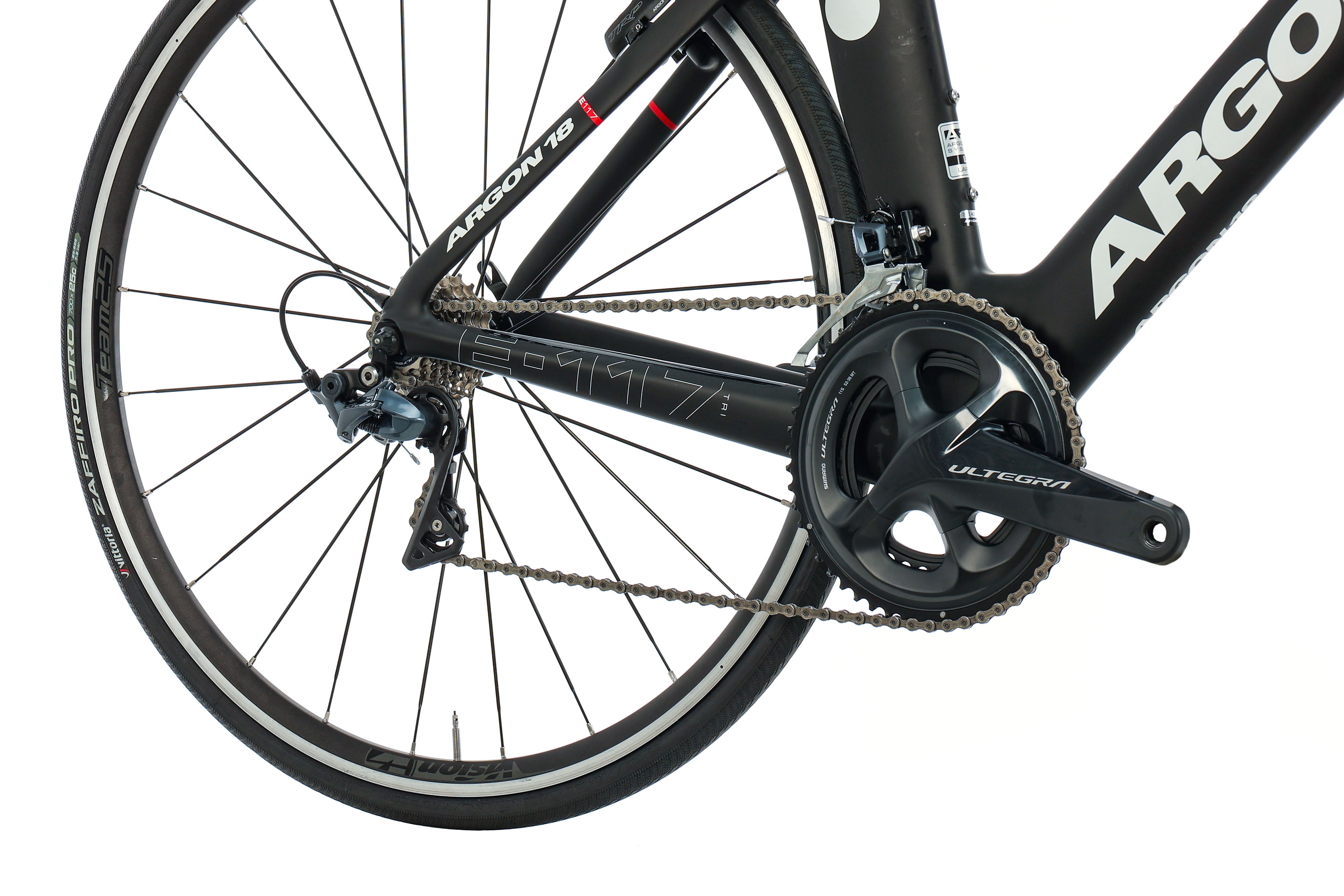 Argon 18 E-117 Triathlon Time Trial Bike - 2018 Model, Large Size | Ideal for Competitive Triathlons & Time Trial Racing