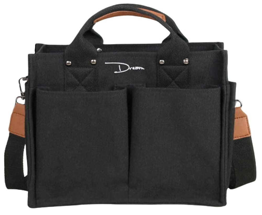 Stylish Large Canvas Tote Bags for Women - Durable Shoulder Handbag with Multiple Pockets - Perfect for Work, Travel & Everyday Use