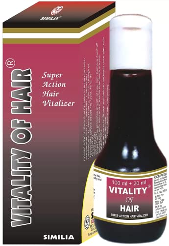 Similia® Vitality of Hair - 120ml | Pack of 2 Bottles | Homeopathic Hair Growth Oil for Thinning Hair & Scalp Care | Natural Remedy for Hair Loss & Healthy Hair - ShopHomeo® | Perfect for Daily Hair Care Routine & Scalp Massage