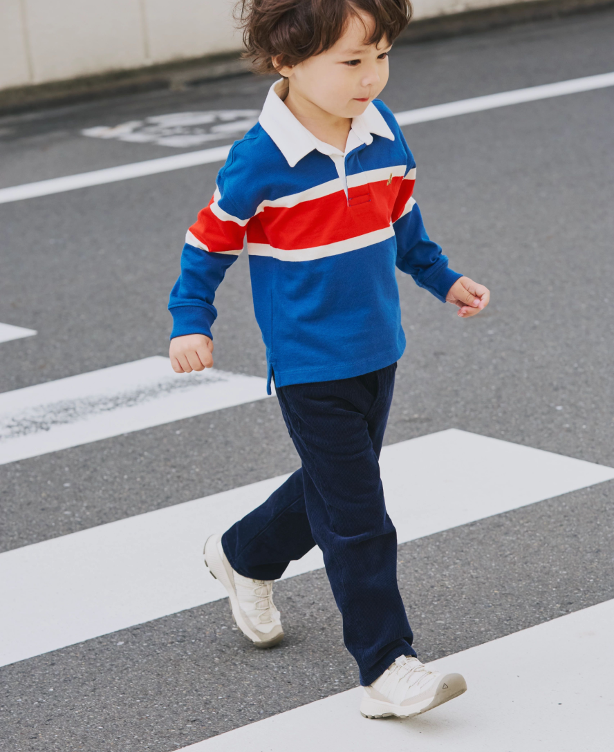 Motozoa Big Kids' Sneakers - Sea Moss/Scarlet Ibis | Comfortable & Durable Athletic Shoes for Boys & Girls | Perfect for Running, School & Outdoor Play
