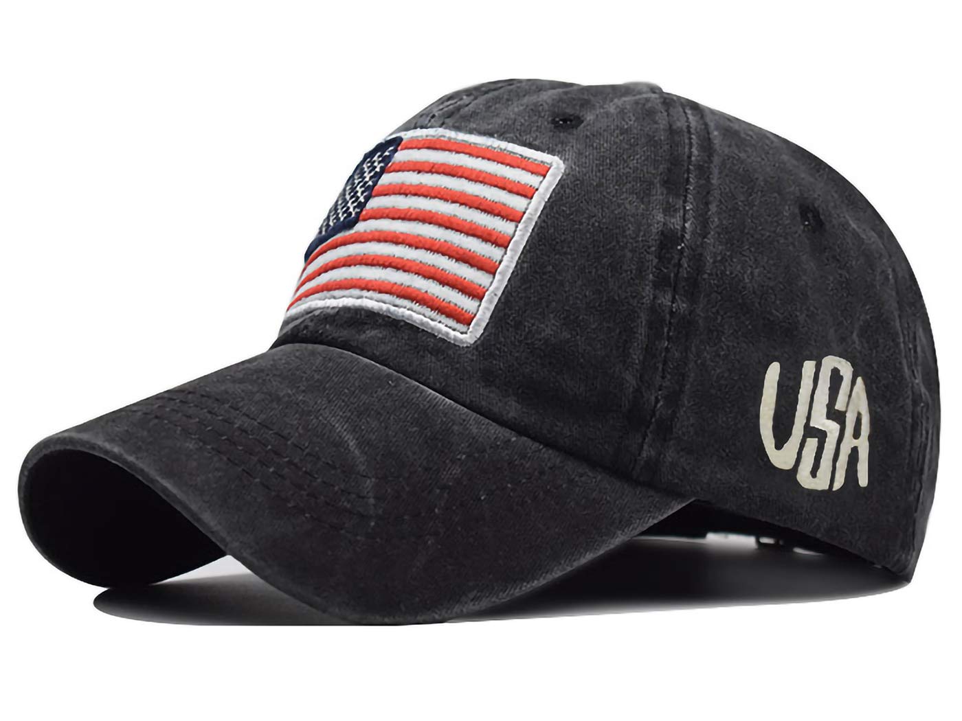 Anna-Kaci Patriotic USA Flag Baseball Cap - Adjustable Embroidered 4th of July Hat for Men & Women - Perfect for Independence Day Celebrations, Outdoor Sports and Casual Wear