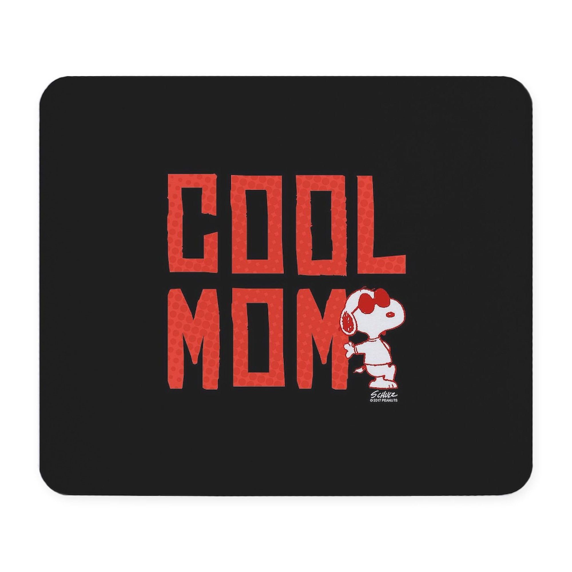 Non-Slip Peanuts Mom Themed Rubber Gaming Mouse Pad - Perfect for Office, Home & Gaming Setups