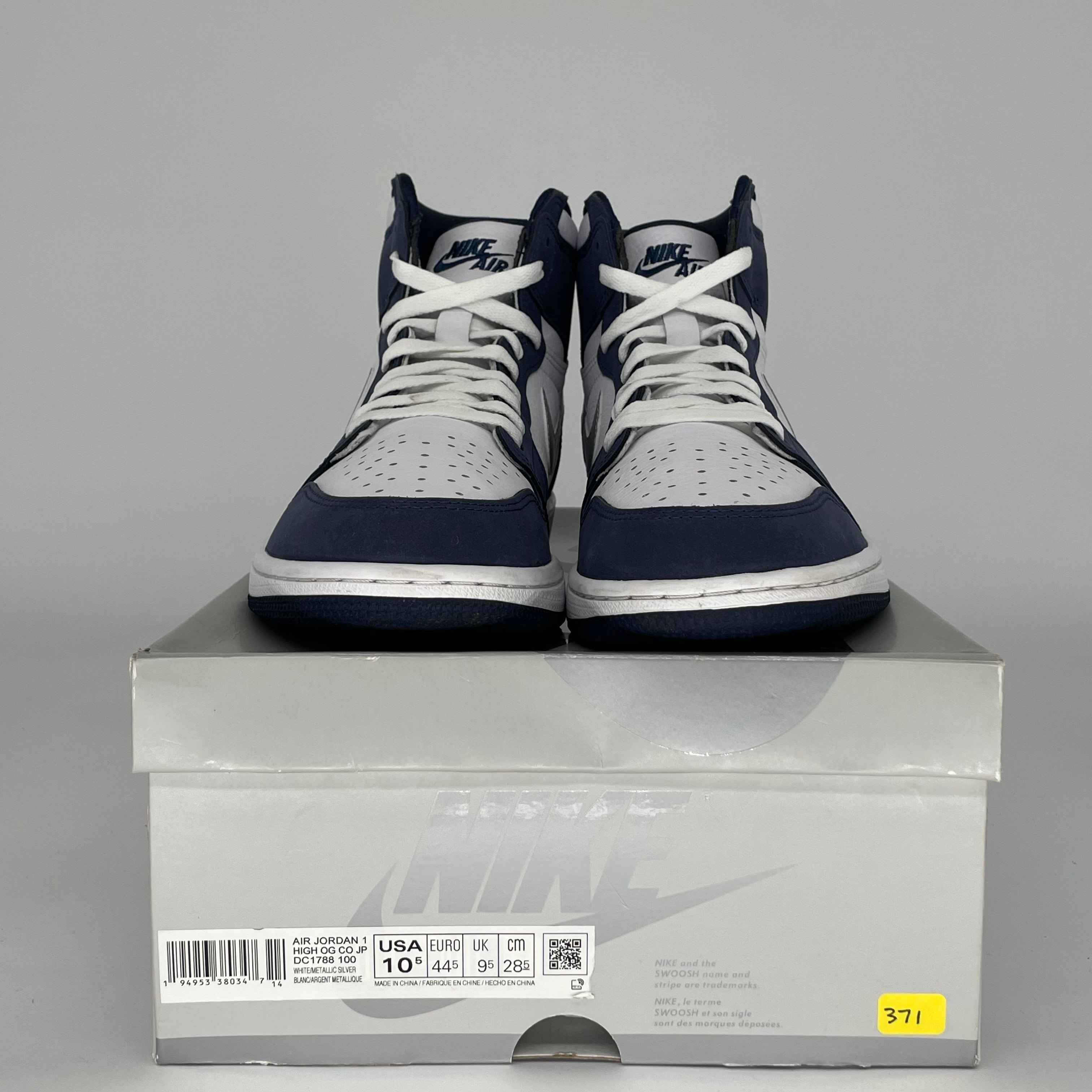 AIR JORDAN 1 CO JAPAN MIDNIGHT NAVY - Men's Basketball Shoes Size 10.5 (DC1788-100) - Authentic Retro Sneakers for Streetwear & Casual Fashion