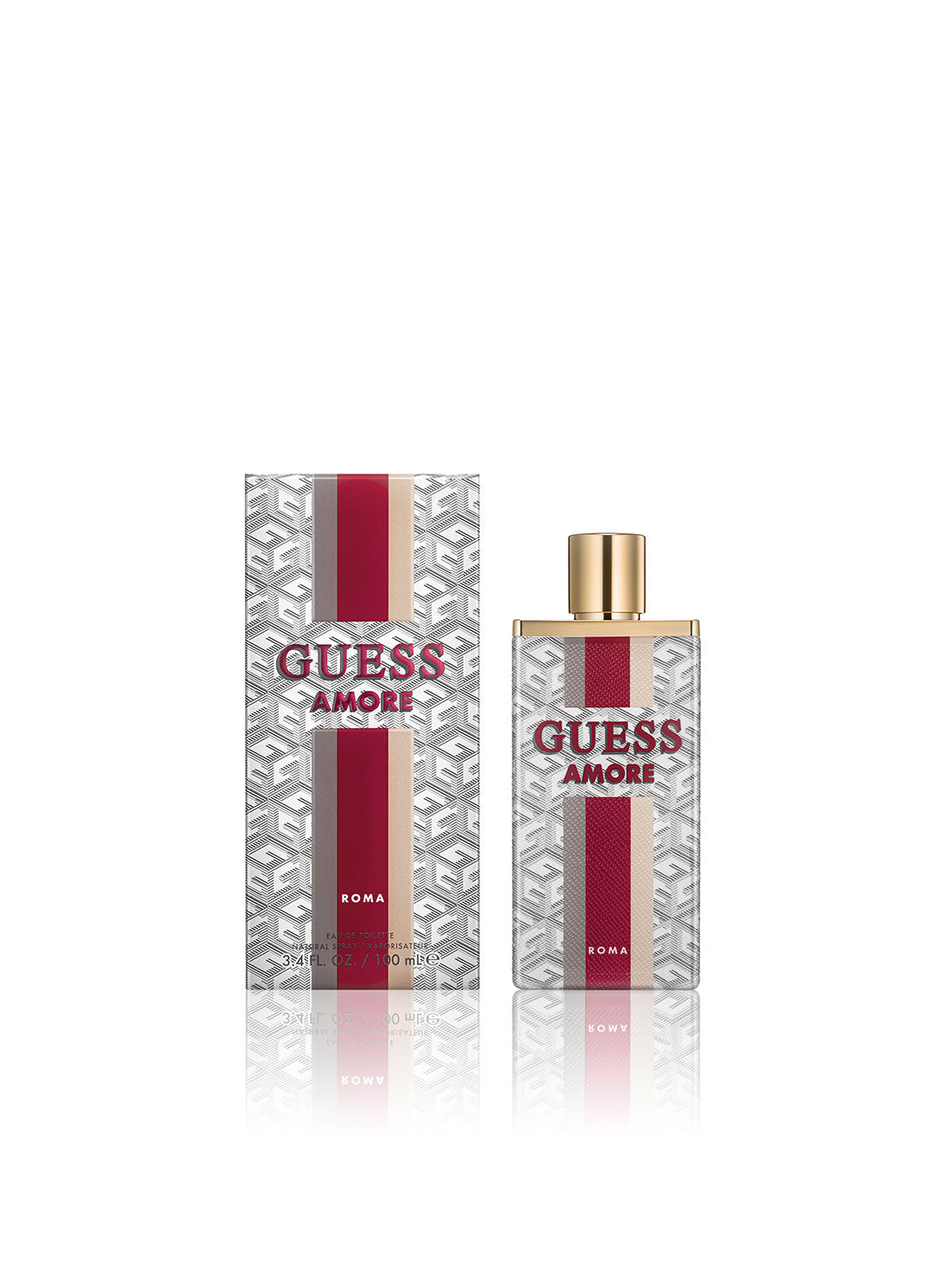 GUESS Amore Rome Eau De Toilette for Women - 100ml Perfume Spray, Floral Fruity Fragrance with Notes of Bergamot, Jasmine & Vanilla - Perfect for Date Night, Office & Special Occasions