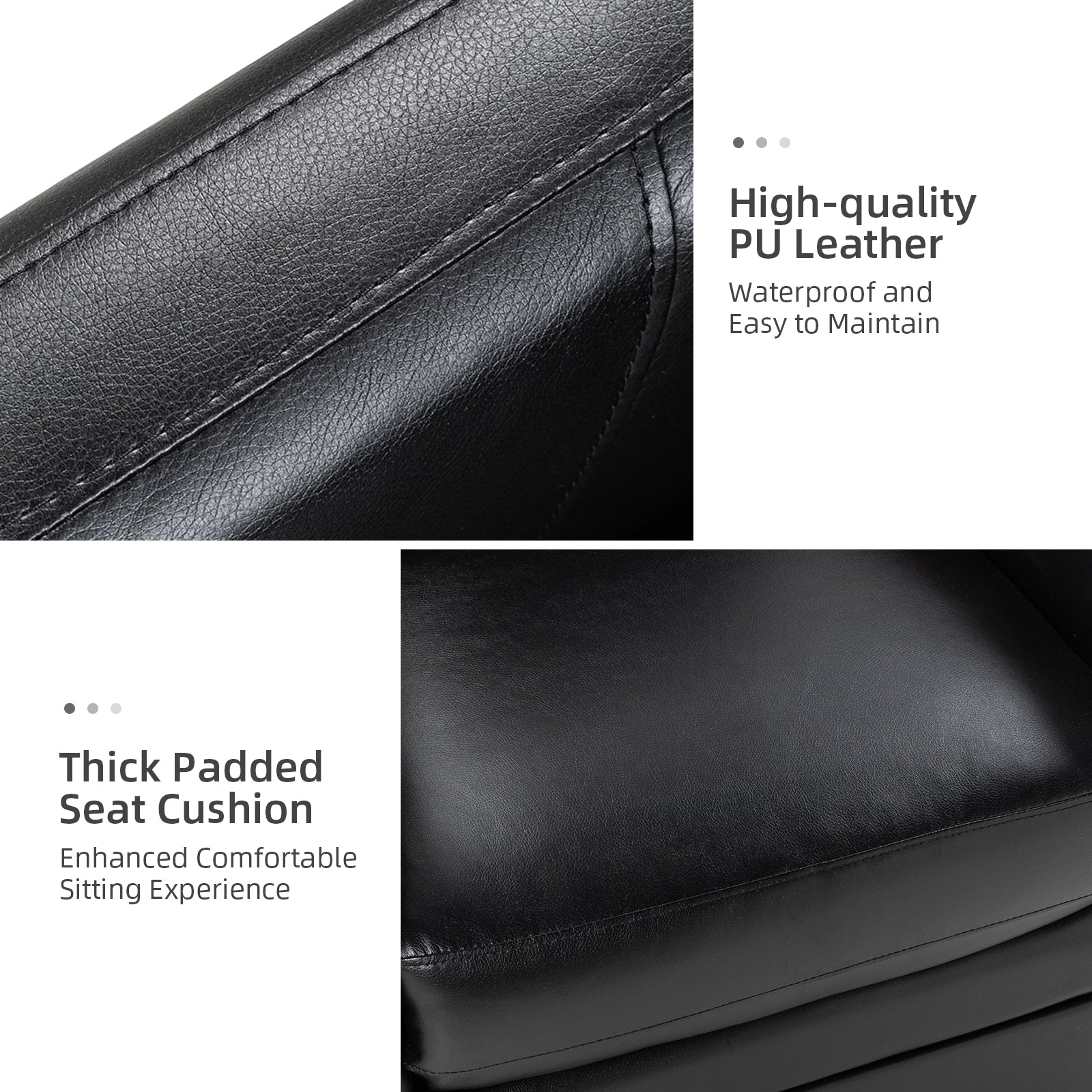 Aurora Swivel Chair - 360 Degree Rotating Modern Office Chair with Ergonomic Design for Home & Workspace Comfort