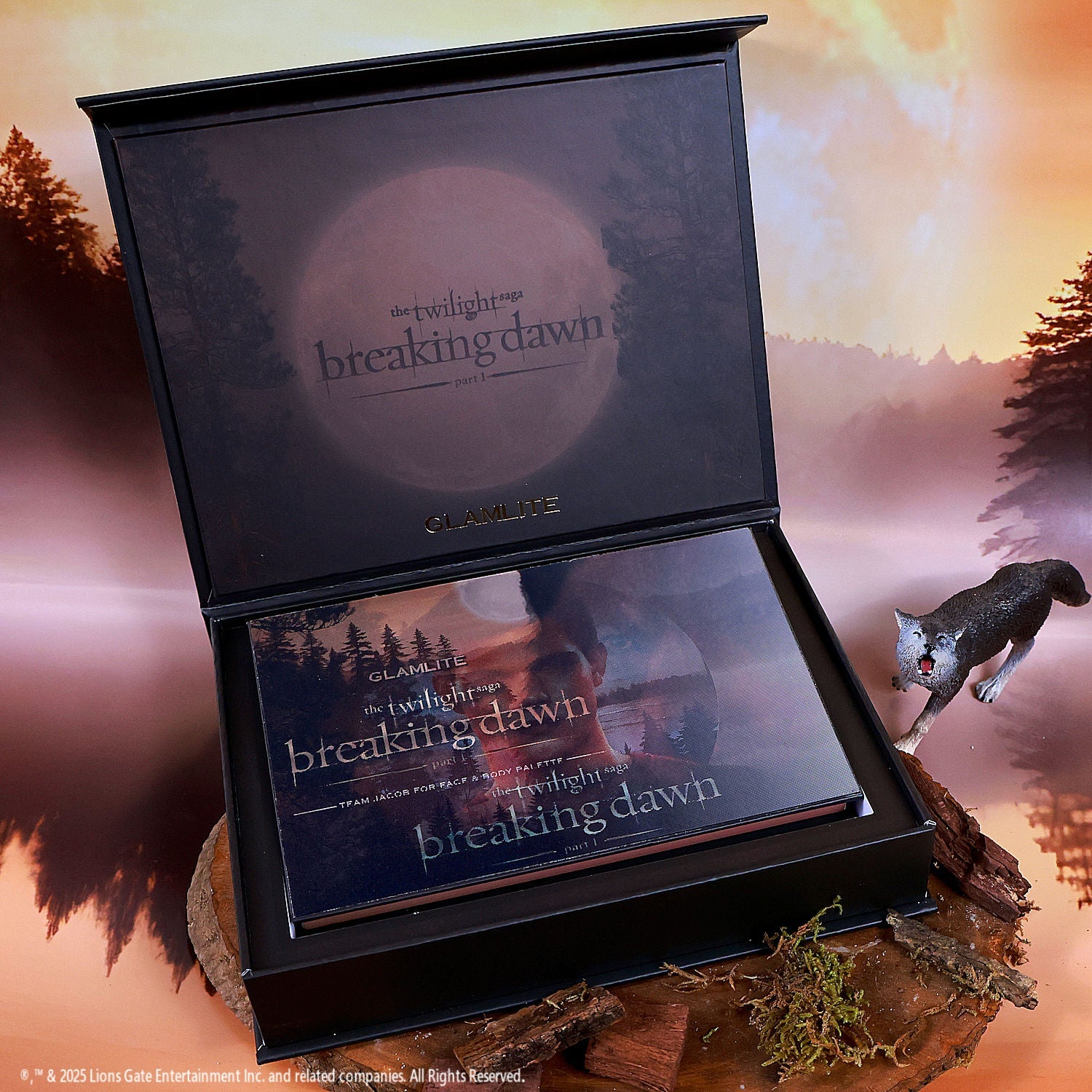 Twilight x Glamlite Team Jacob Eyeshadow Palette - Vegan & Cruelty-Free Makeup for Bella Inspired Looks | Perfect for Cosplay, Halloween, and Themed Parties