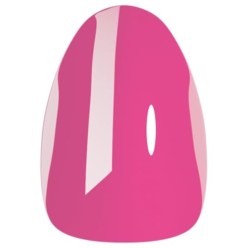 oval hot pink