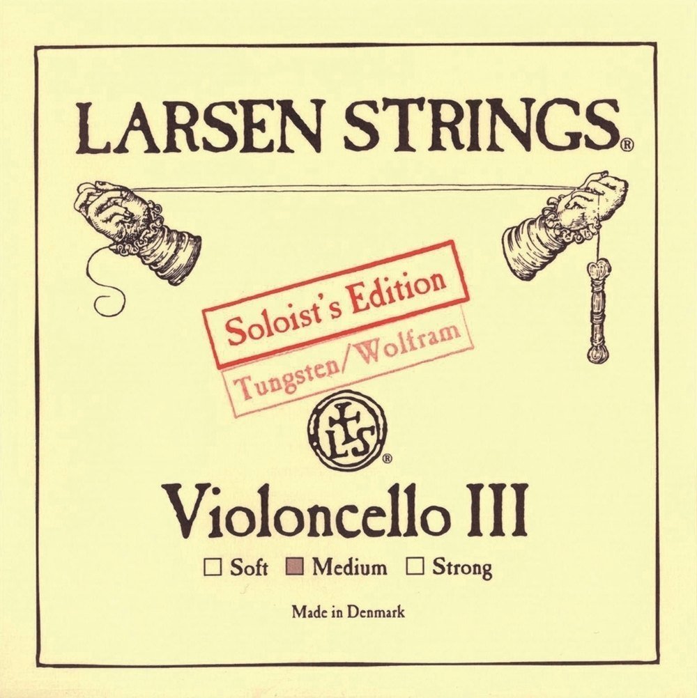 Premium LARSEN Cello Strings - G Wolfram Soloist Medium Tension for Professional Cellists | Perfect for Solo Performances & Orchestral Play