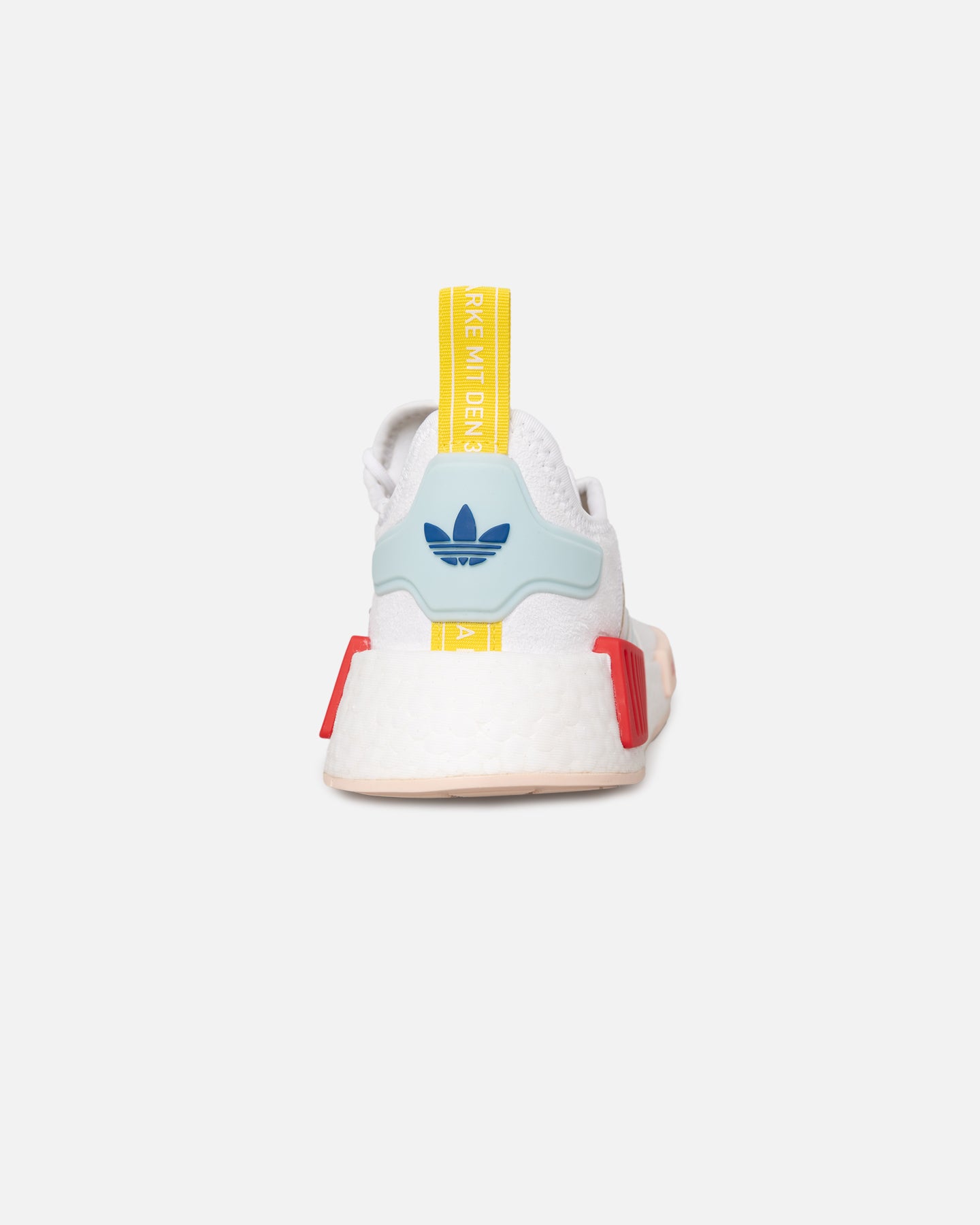 Adidas Women's NMD_R1 Running Shoes - Lightweight Comfort Sneakers for Women in White/Almond | Perfect for Jogging, Gym Workouts & Casual Wear