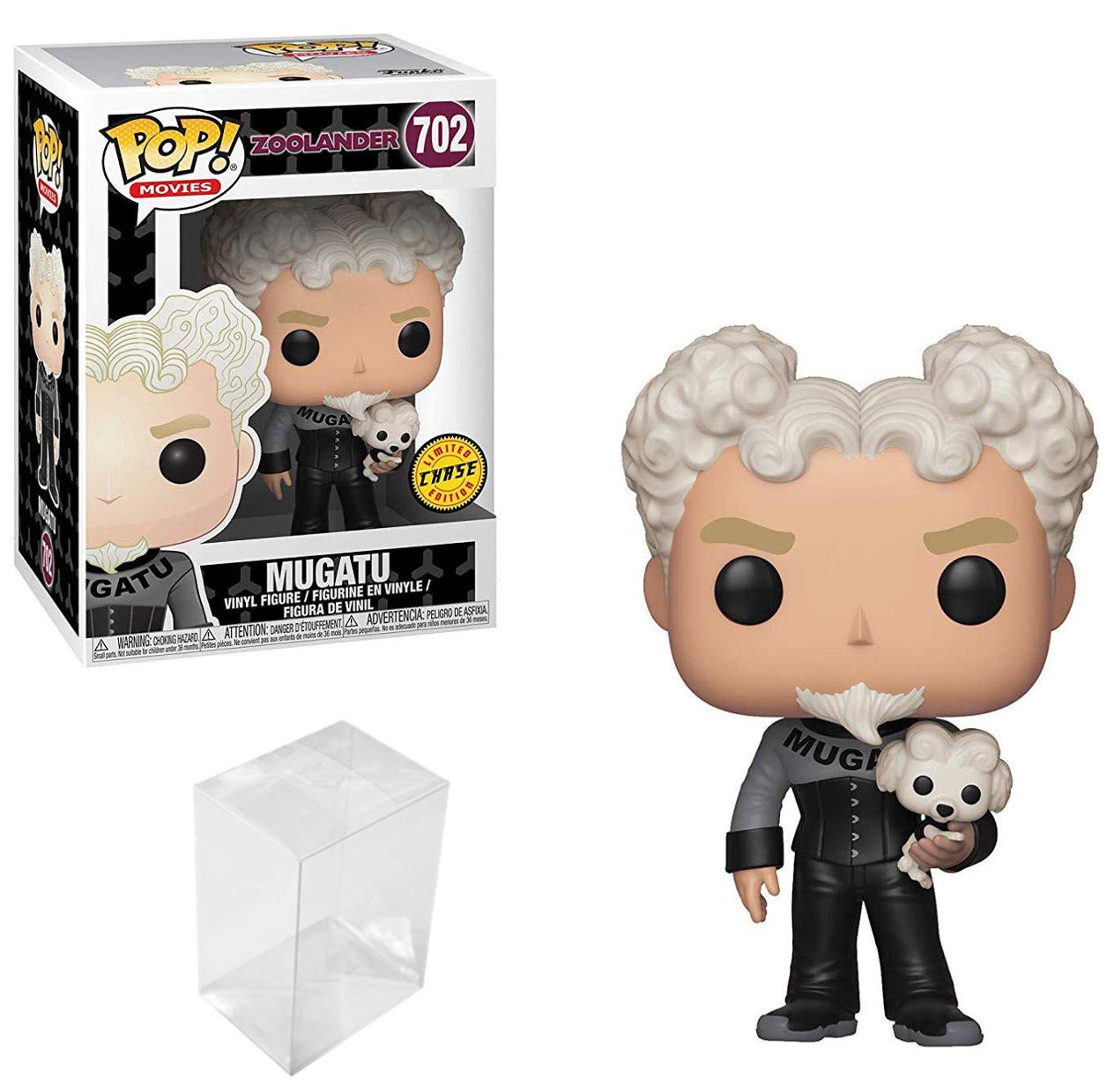 Funko POP! Movies: Zoolander - Mugatu Limited Edition Chase Vinyl Figure with PopShield Protector | Collectible Gift for Movie Fans & Pop Culture Enthusiasts | Perfect for Display, Gifting & Collections