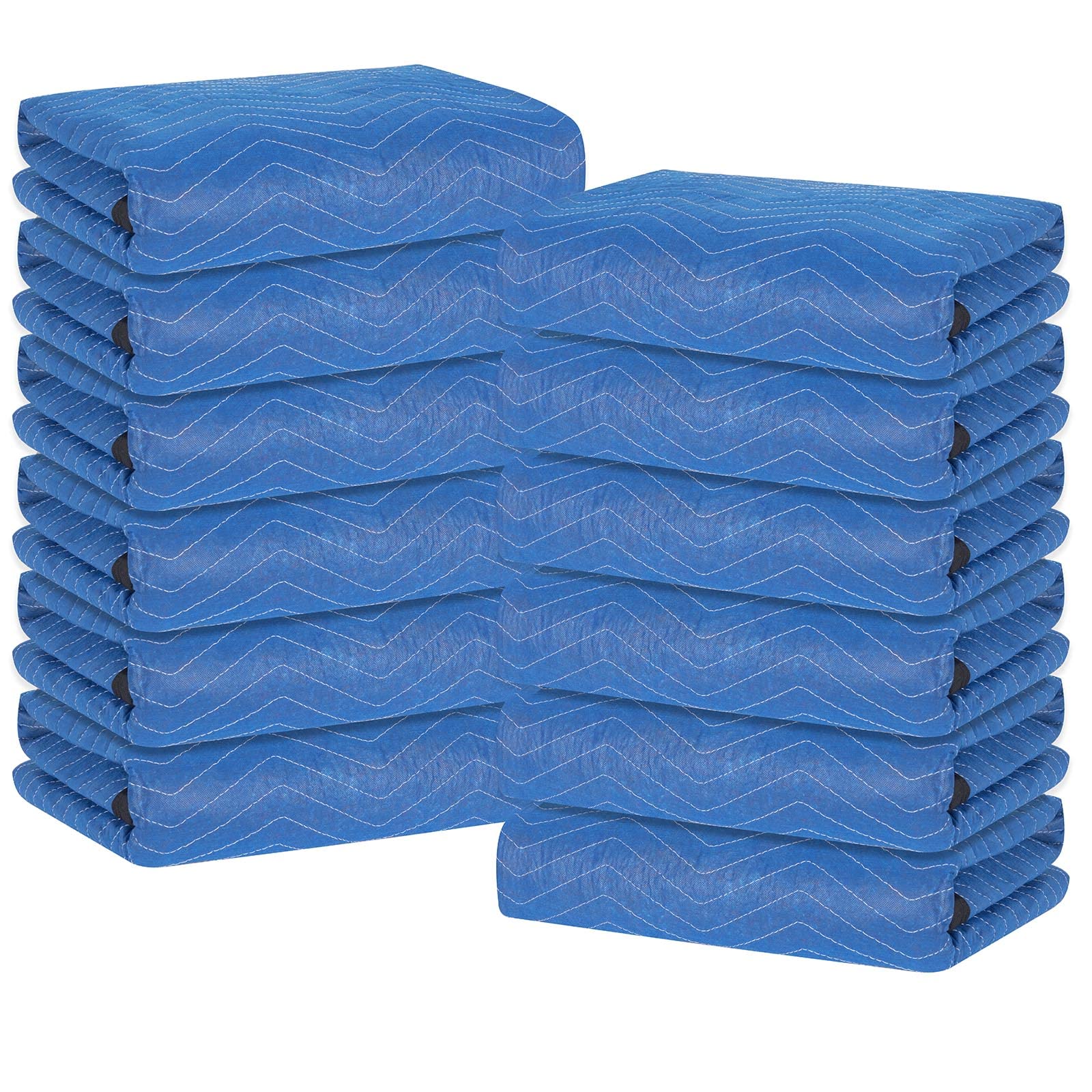 12 Pack Heavy Duty Moving Blankets for Furniture - 80