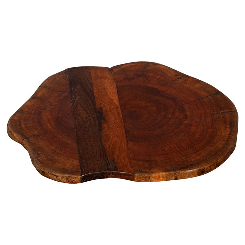 Handcrafted Freeform Wood Cheese Board - Charcuterie Serving Tray for Entertaining, Wine & Cheese Pairing, Kitchen Decor - Perfect for Dinner Parties & Gifts