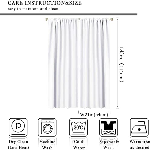 Rustic Wooden Barn Door Curtains 42x45in for Boys Room & Living Room Decor