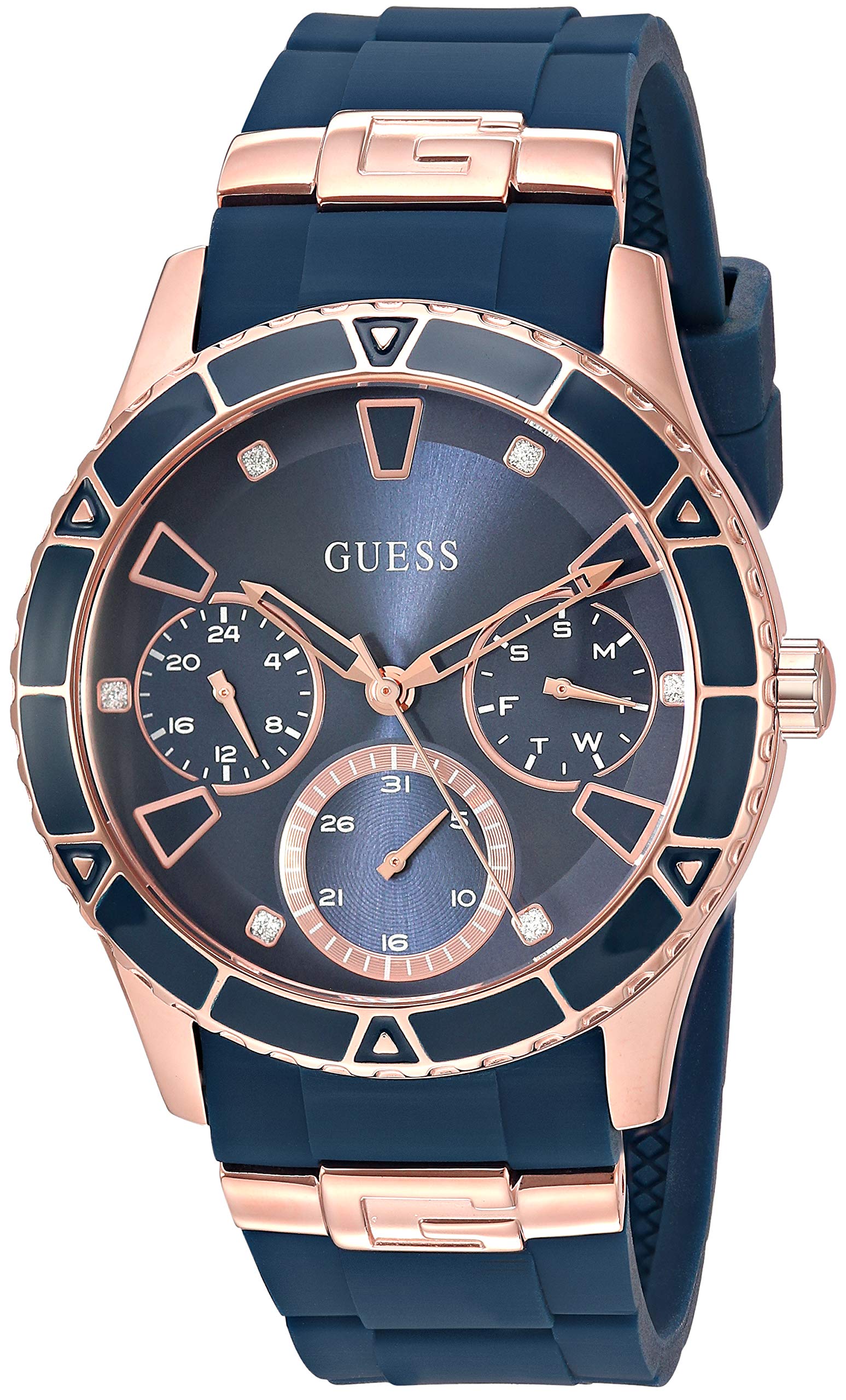 Guess 38MM Sport Watch for Women - Waterproof Fitness Smartwatch with Heart Rate Monitor & Step Counter - Perfect for Running, Gym & Outdoor Activities