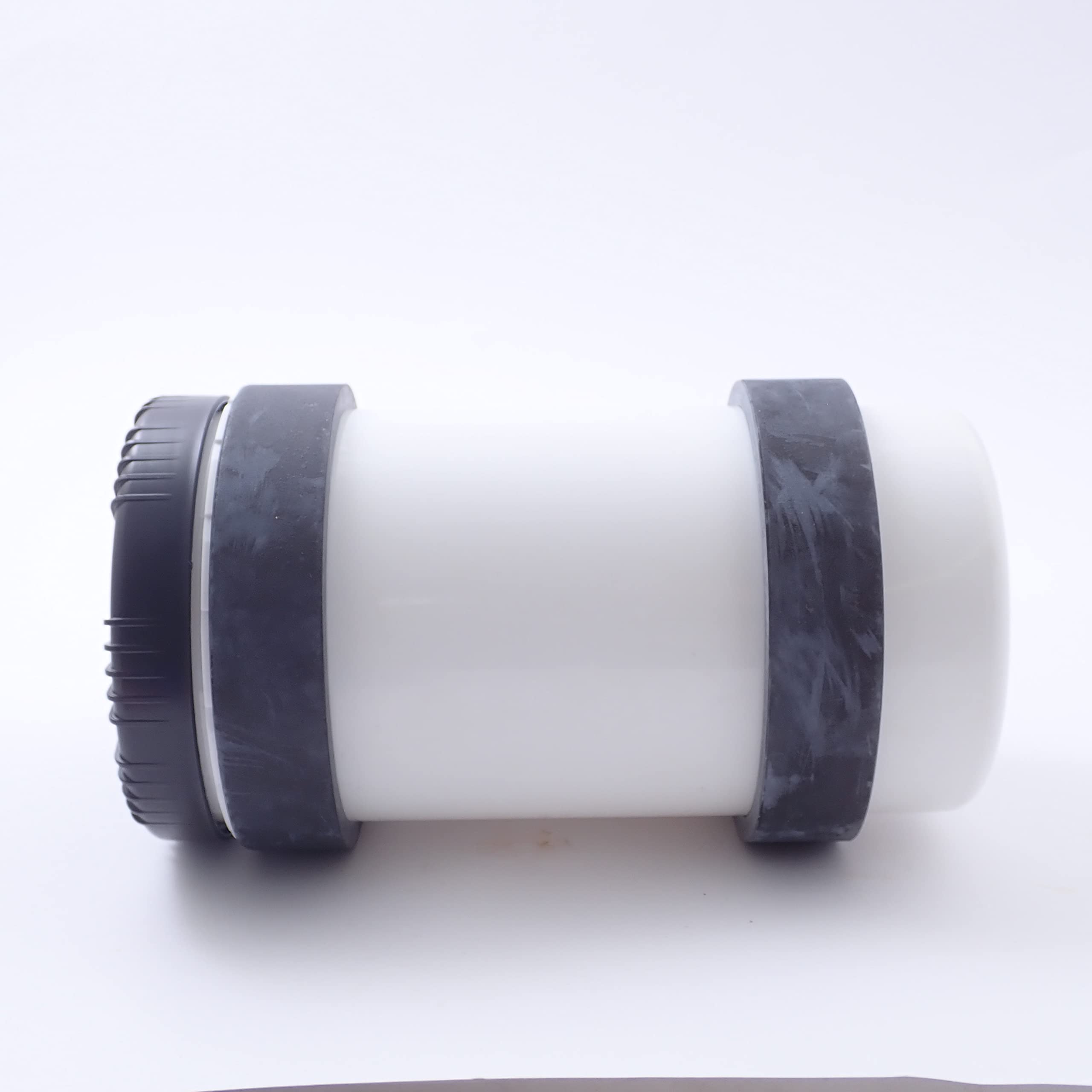 1300ml Laboratory Ball Mill Jars with Black Lid by Inoxia - Perfect for Grinding & Mixing Materials in Chemistry, Geology, and Research Labs