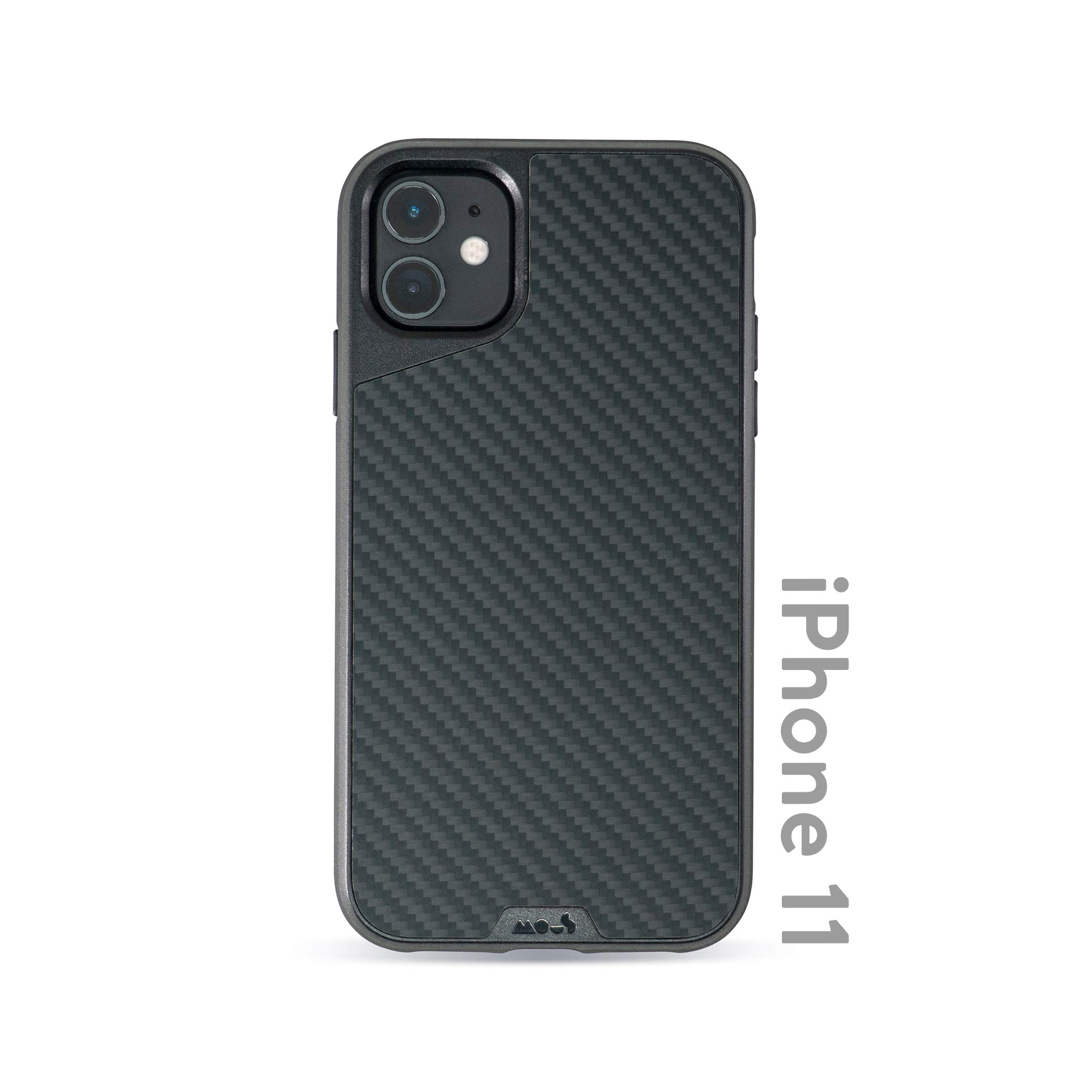 Mous Limitless 3.0 Carbon Fiber Case for iPhone 11 - Ultra Protective Shockproof Phone Cover - Perfect for Outdoor Adventures, Travel & Daily Protection