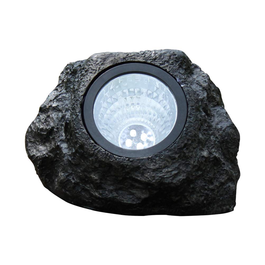 Solar Powered Outdoor Spot Lights - Waterproof LED Garden Stone Lamp for Patio, Yard & Pathway Lighting | Energy Efficient Solar Flood Light for Landscape, Driveway & Outdoor Decor