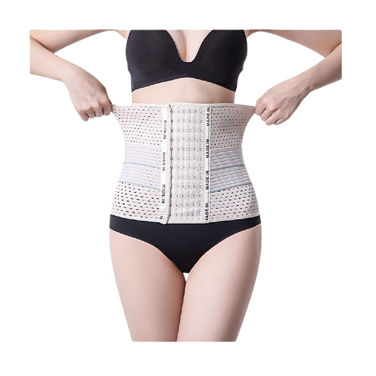 Best Waist Trainer for Women - Corset Cincher Body Shaper Girdle for Workout & Weight Loss - Hourglass Figure Slimming Belt for Tummy Control - Perfect for Gym, Postpartum & Everyday Wear