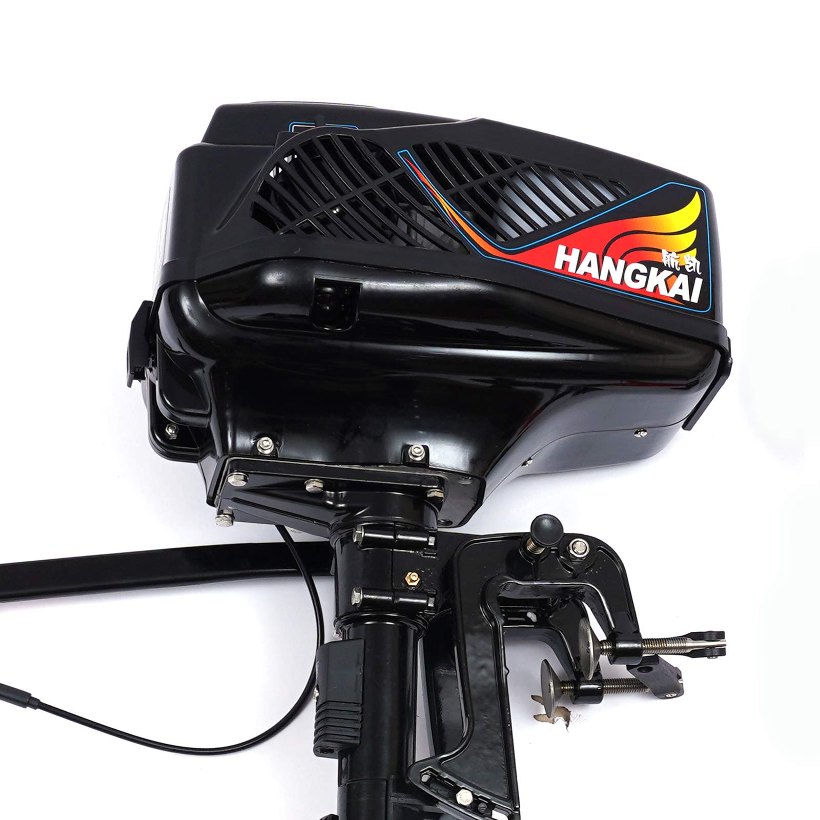 LOYALHEARTDY 3.6HP 55cc 2-Stroke Outboard Motor Boat Engine - Heavy Duty Water Cooling System - Perfect for Kayak, Fishing Boat & Small Watercraft - Ideal for Fishing, Recreational Boating & Marine Adventures