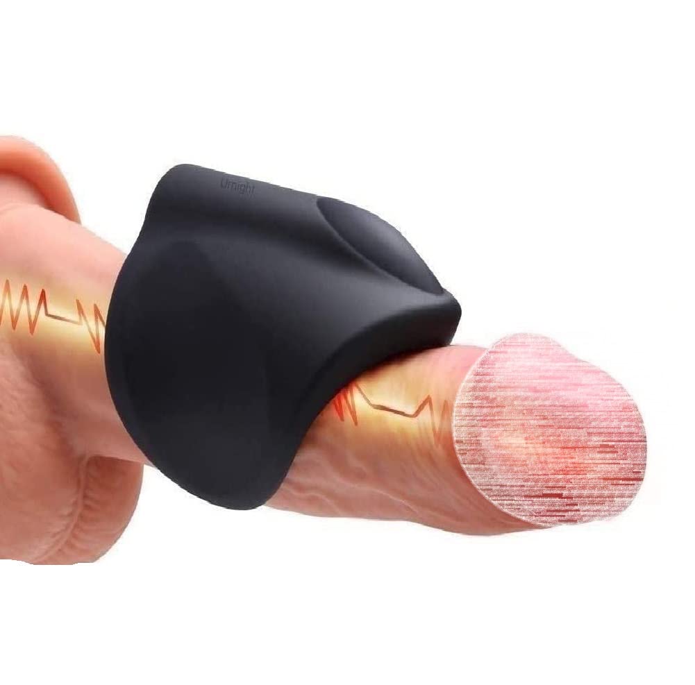 Premium Glans Vibrator for Men - Electric Penis Head Massager & Male Masturbator - Enhance Sexual Pleasure & Endurance - Perfect for Solo Play & Couples Use