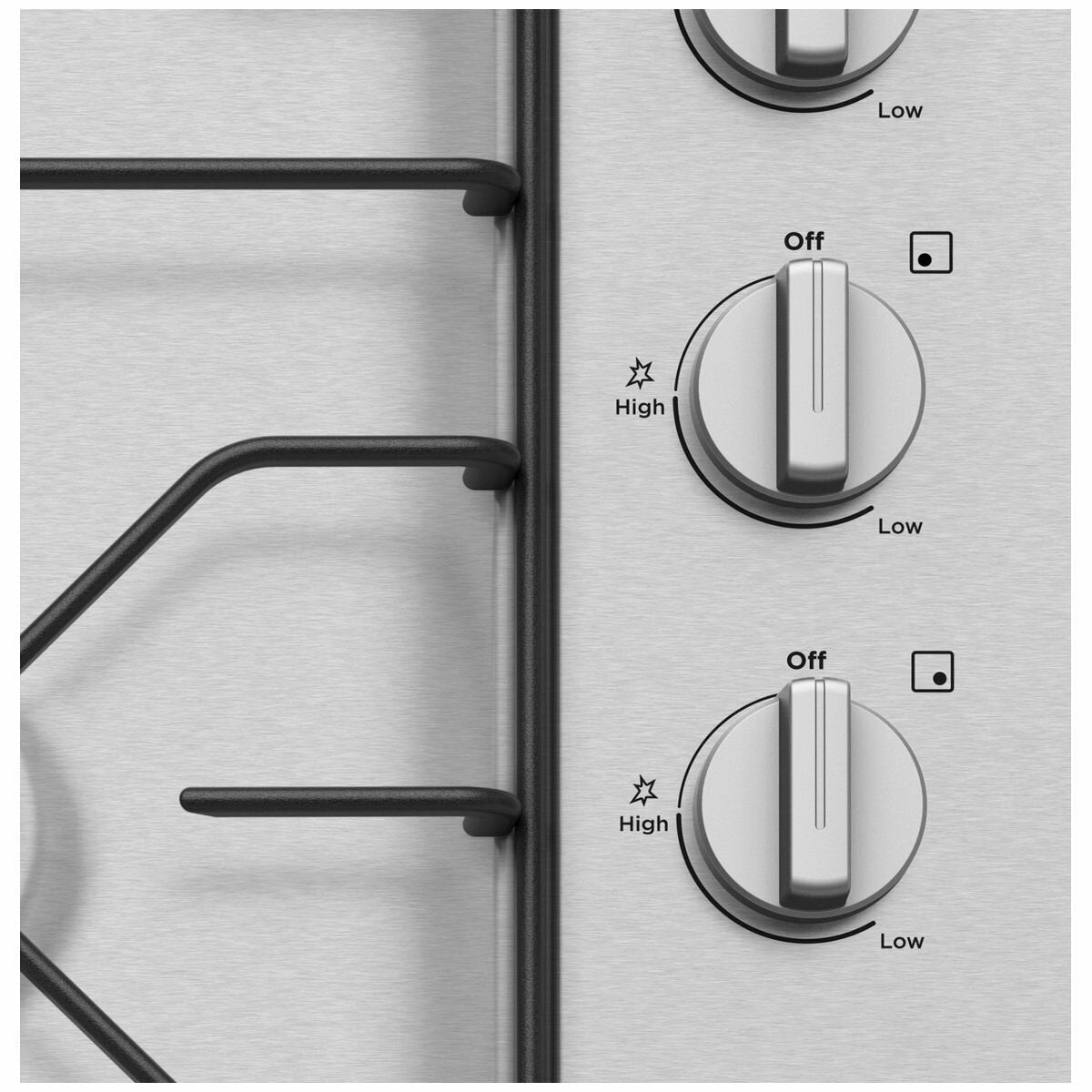 Westinghouse WHG640SC 60cm 4-Burner Natural Gas Cooktop - Perfect for Home Kitchen, Restaurant & Outdoor Cooking