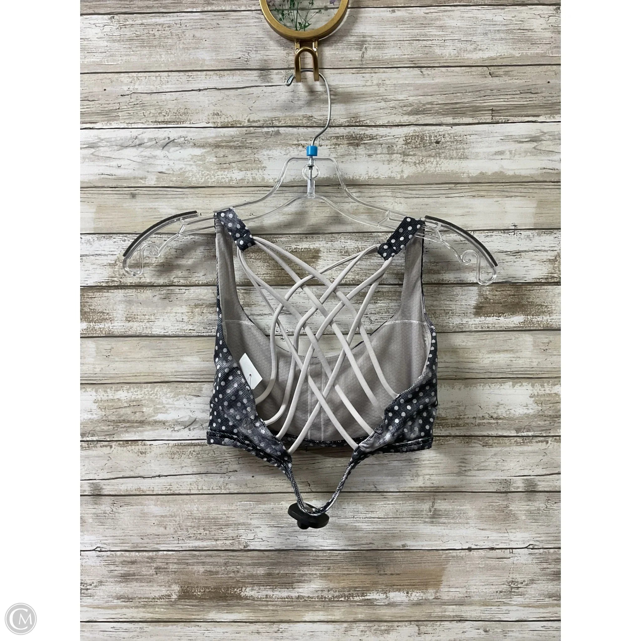 Lululemon Grey Athletic Sports Bra - Size 8 for Women | High-Impact Workout, Running, Yoga & Gym Training