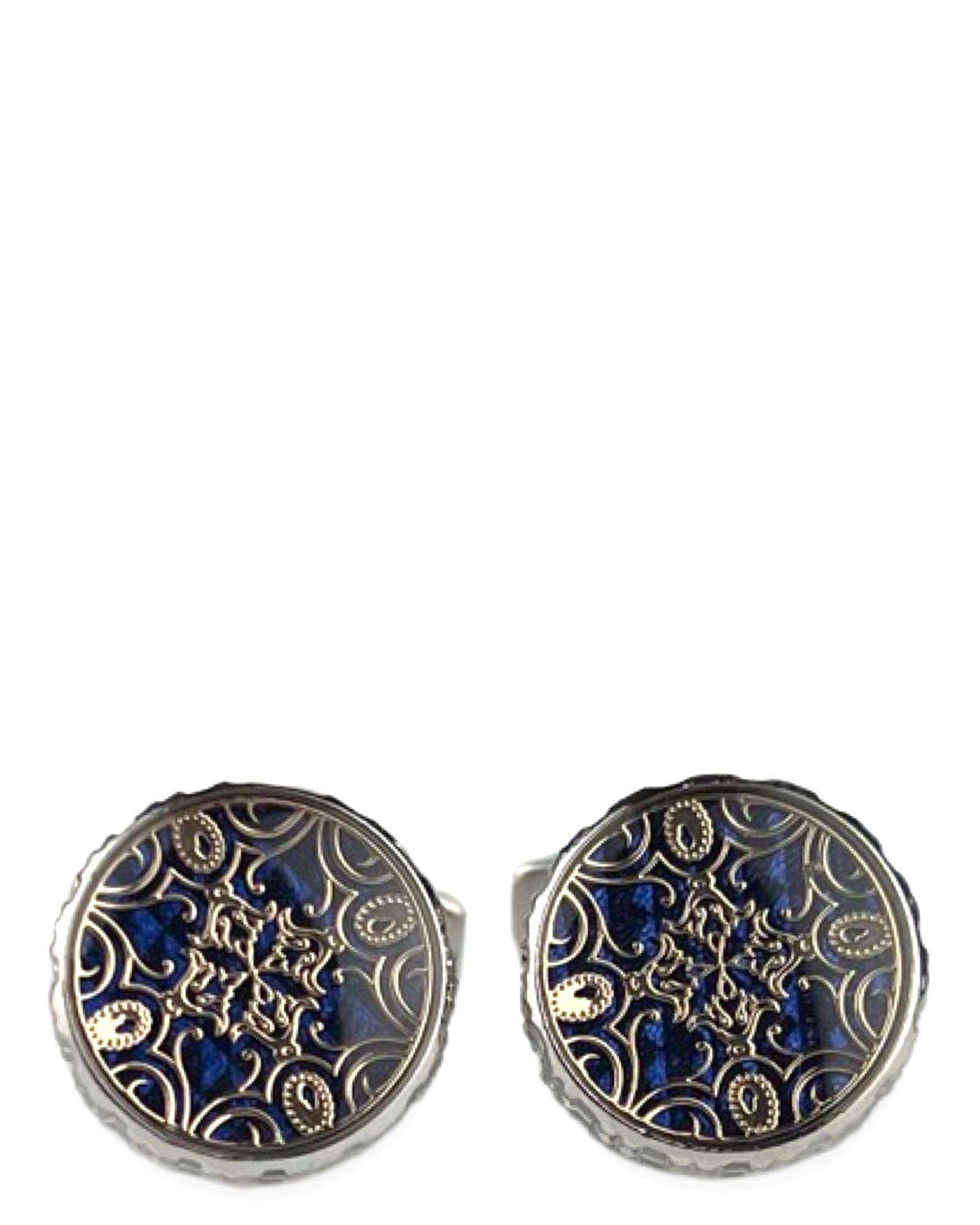 Elegant Round Cufflinks for Men - Premium Stainless Steel Dress Shirt Accessories - Perfect for Weddings, Business Meetings & Formal Events