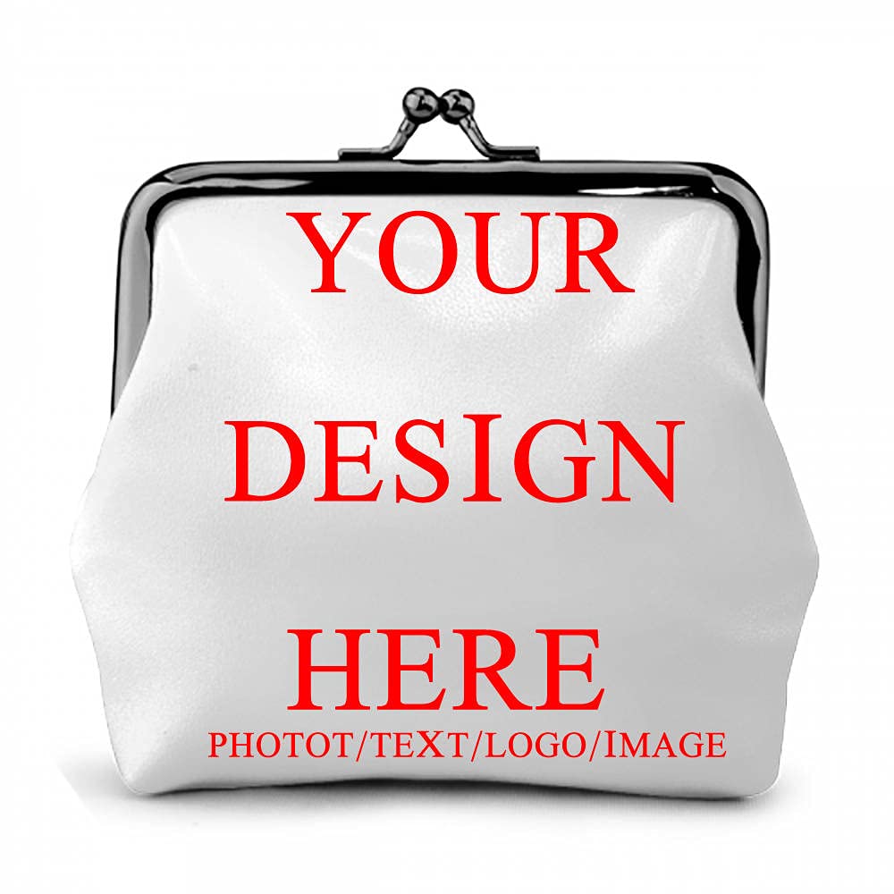 Personalized Canvas Coin Purse for Women - Custom Name Wallet with Zipper Closure, Durable Outdoor Shopping Change Bag - Perfect Gift for Her (Birthday, Travel, Daily Use)
