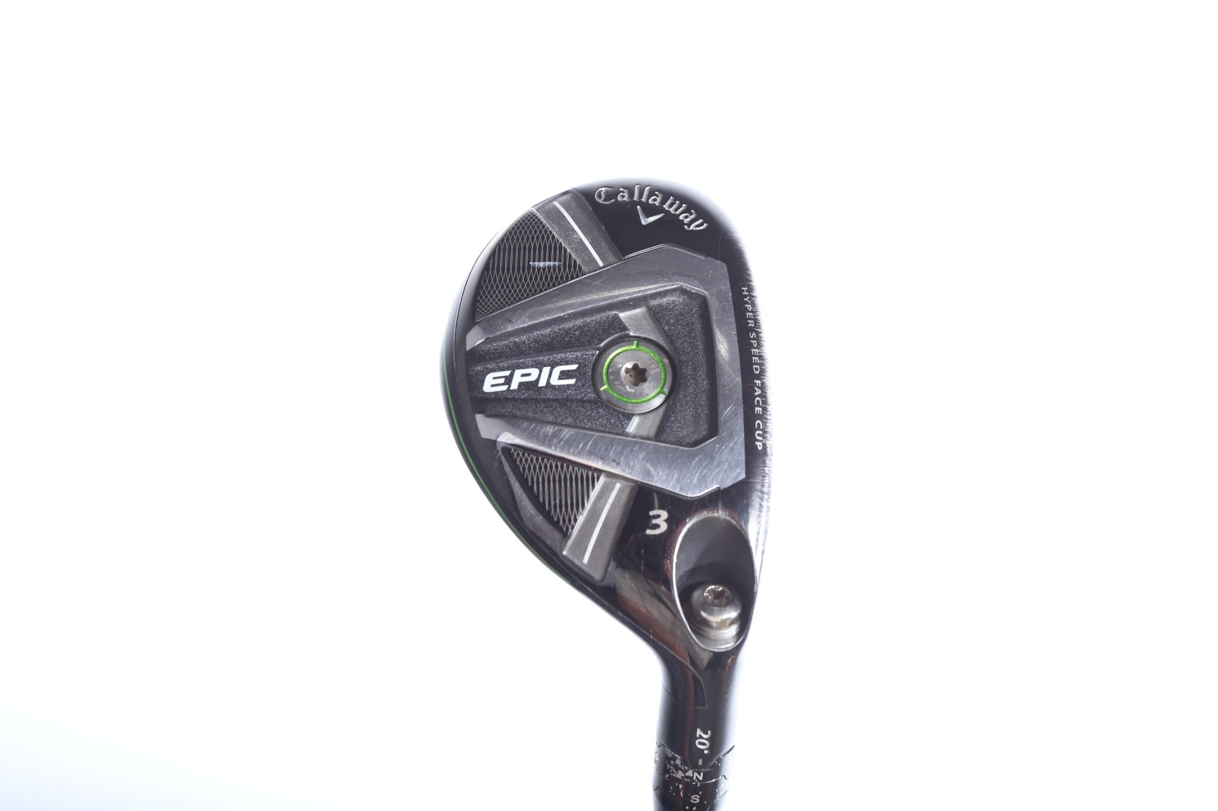 Used Callaway Epic 3H Hybrid Golf Club - Right Handed 20° Stiff Flex - Perfect for Mid-Handicap Players & Fairway Shots