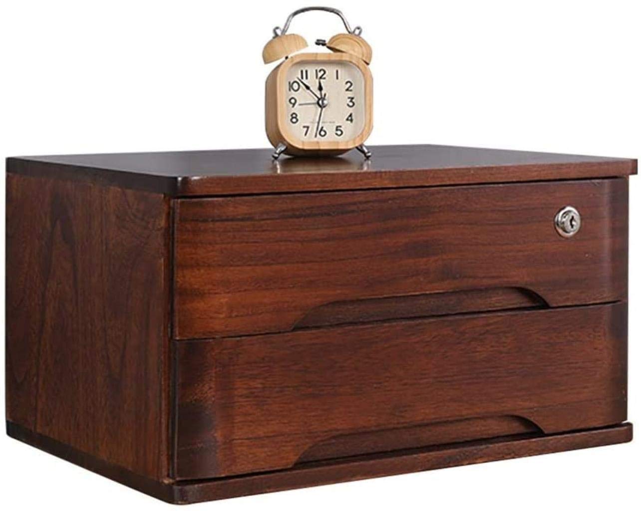 2-Layer Wooden Desktop File Cabinet with Drawer - A1 Size Office Organizer for Documents, Stationery & Accessories | Perfect for Home Office, Study Desk & Workspace Organization